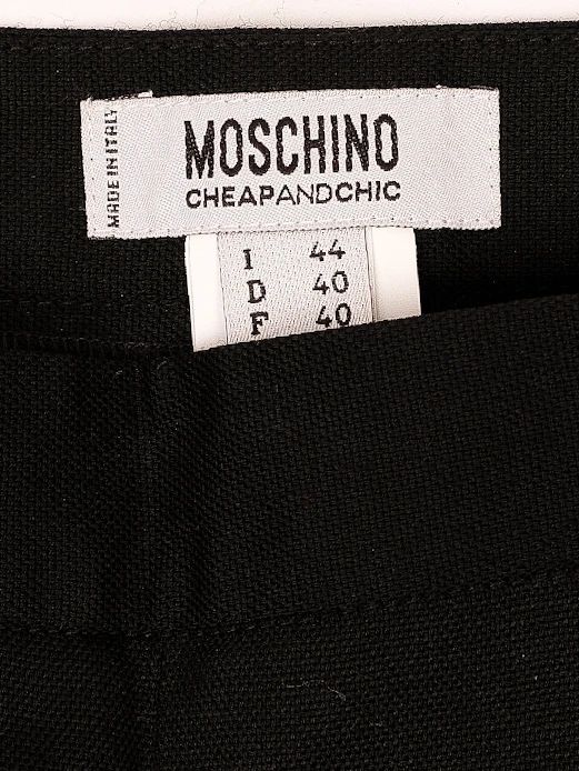 Excellent Moschino Cheapandchic Black Wool Dress Pants Size M