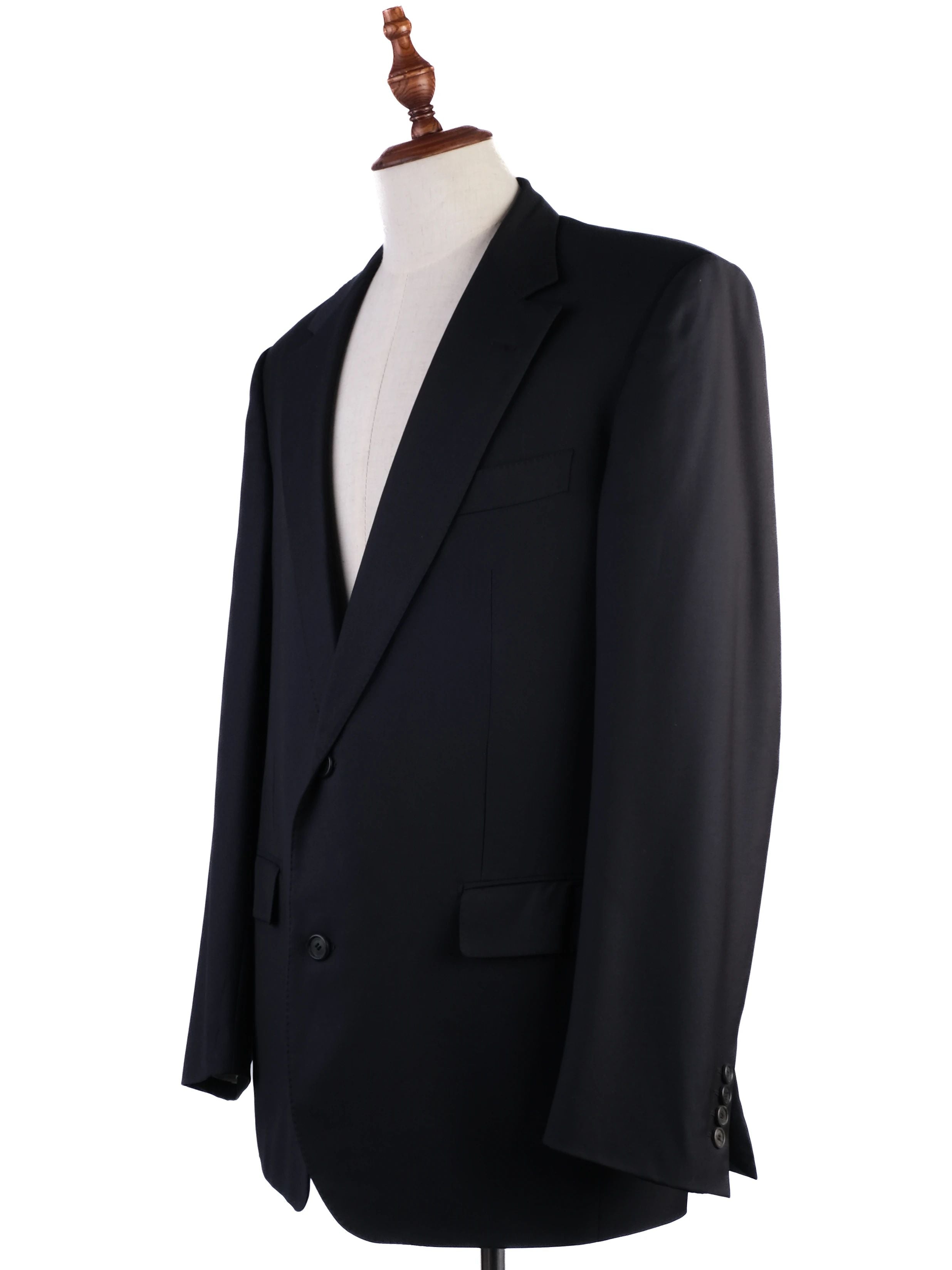 Excellent Lanvin Black Formal Blazer Size XXL for Men