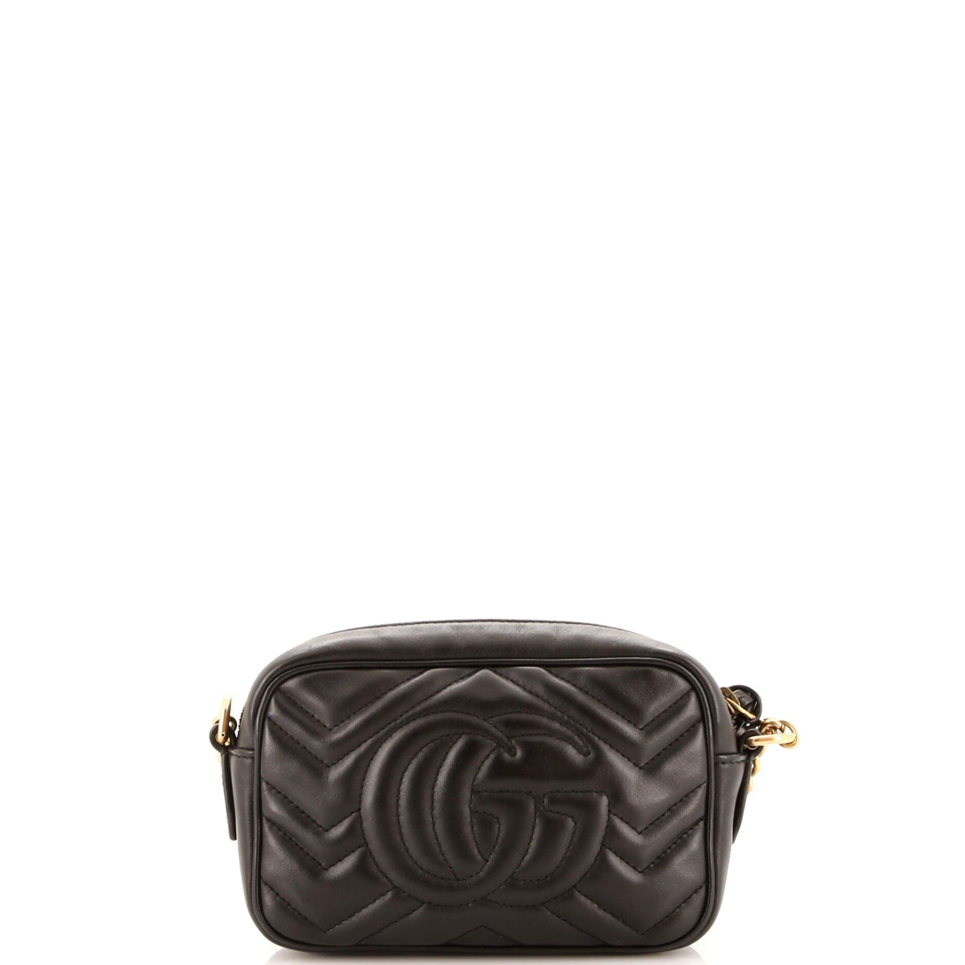 Gucci GG Marmont Shoulder Bag Matelasse Leather Mini