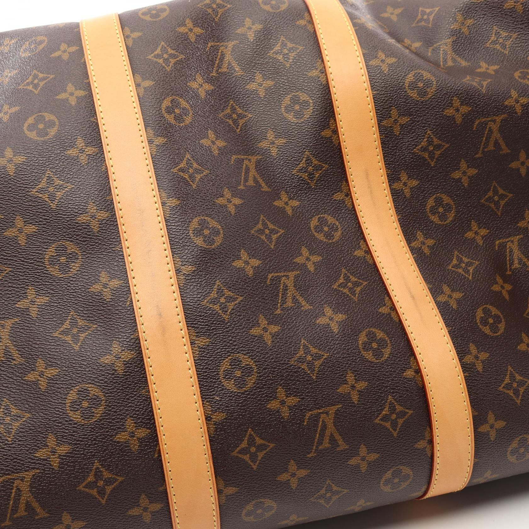 Louis Vuitton Keepall Bandriere 60 Brown Boston Bag M 41412