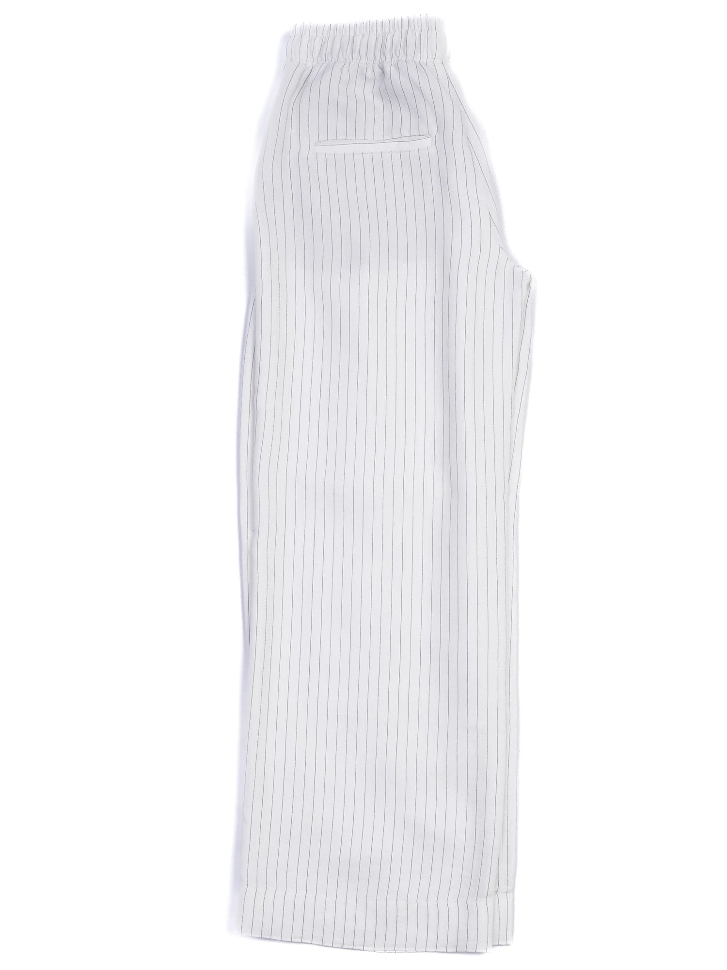 Excellent Vince White Pinstriped Pants XS Viscose Casual Wear
