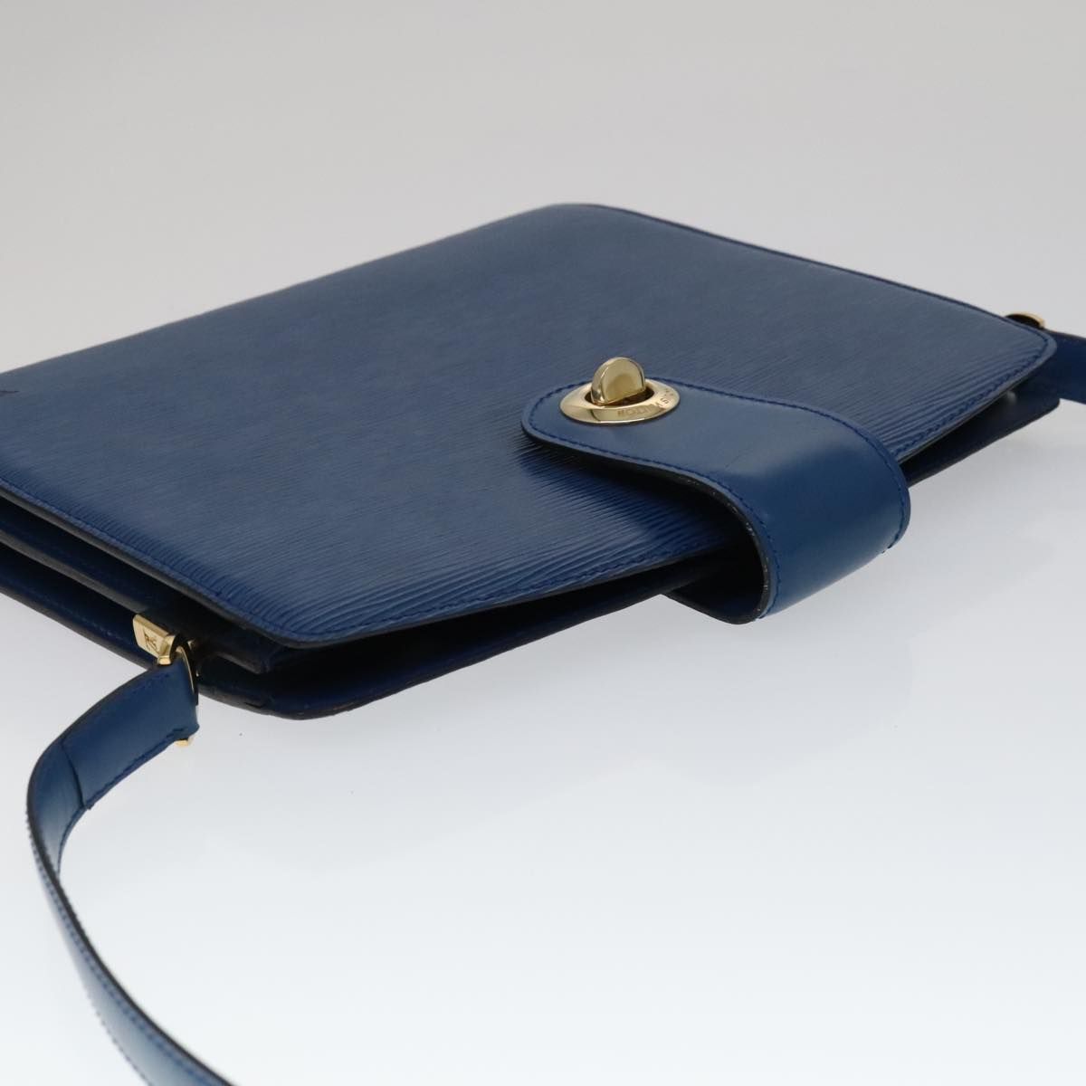 Louis Vuitton Epi Capuchin Shoulder Bag Blue M 52345 Lv Auth