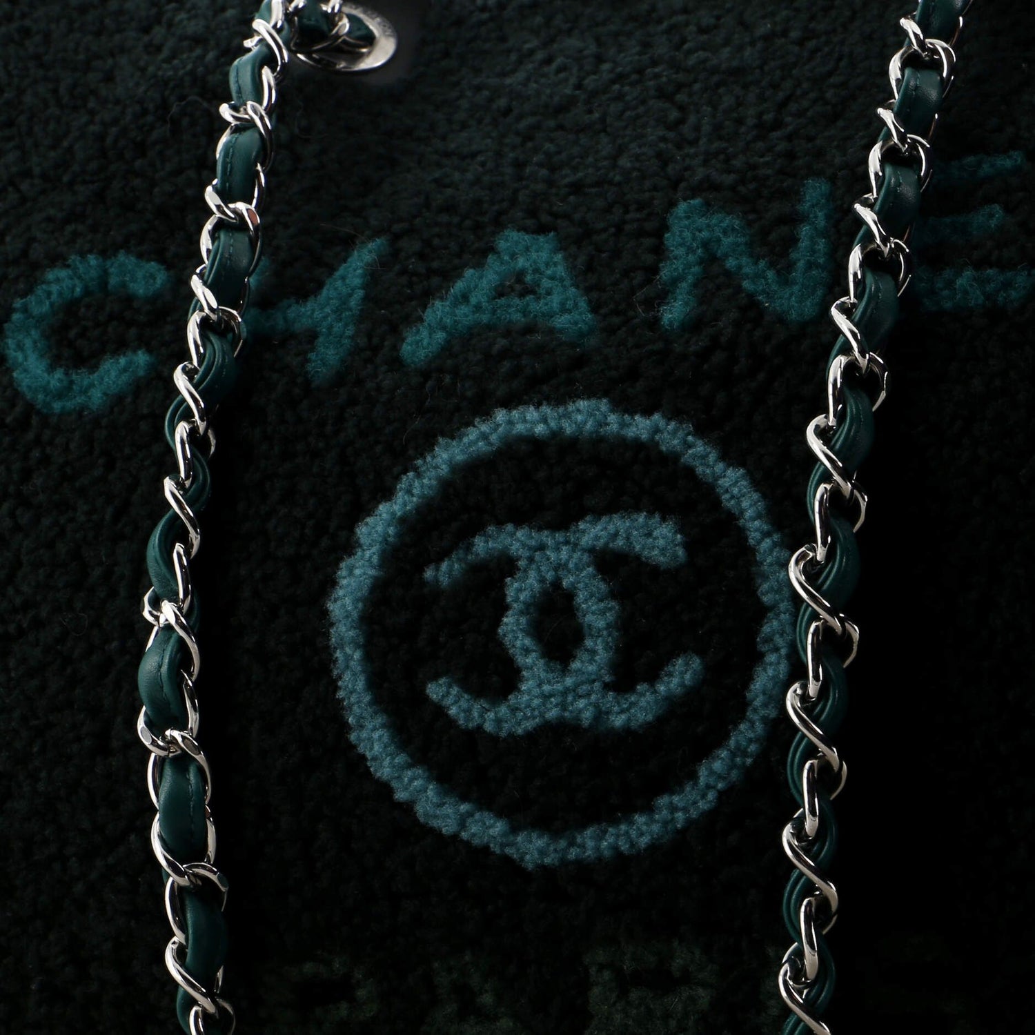 Chanel Deauville Tote Shearling Medium