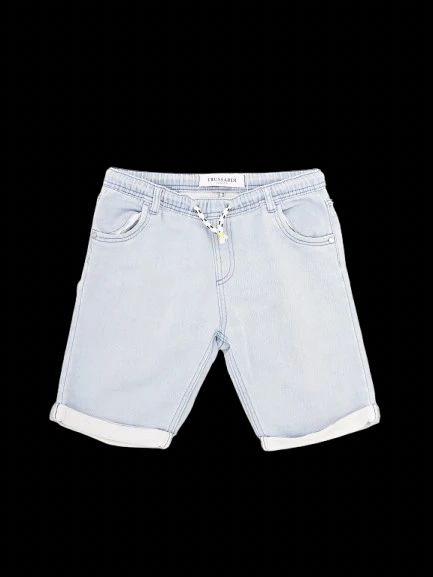 Trussardi Kids Blue Nylon Denim Shorts Size 12 Excellent Condition