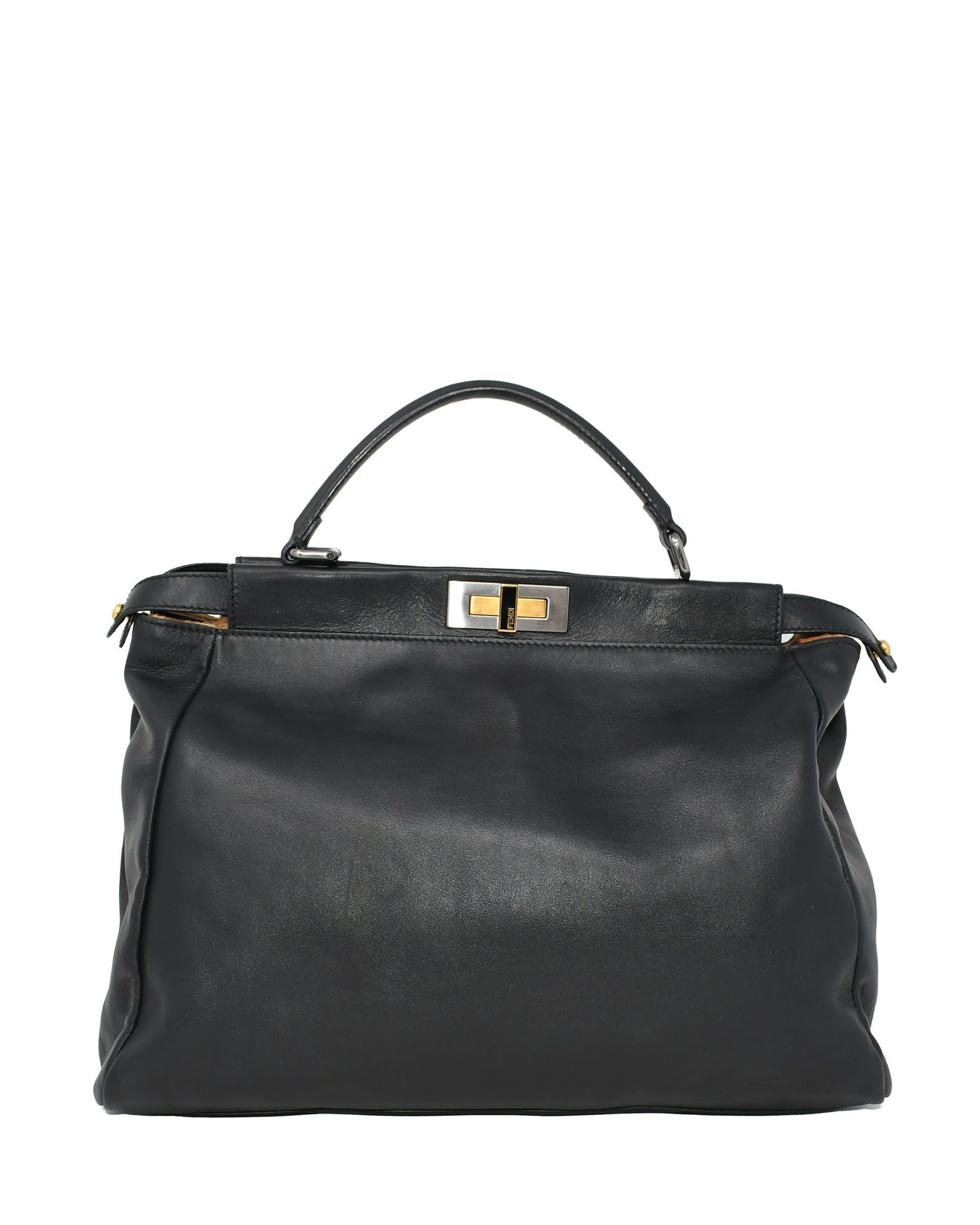 Fendi Peekaboo, Calf Leather