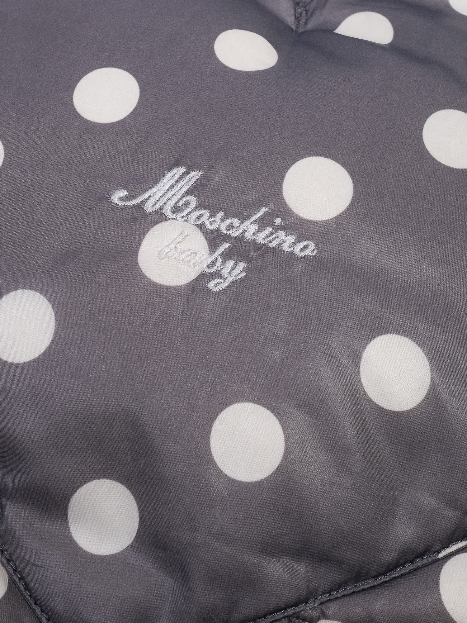 Excellent Moschino Baby Sleeping Bag Gray Polka Dot for Kids