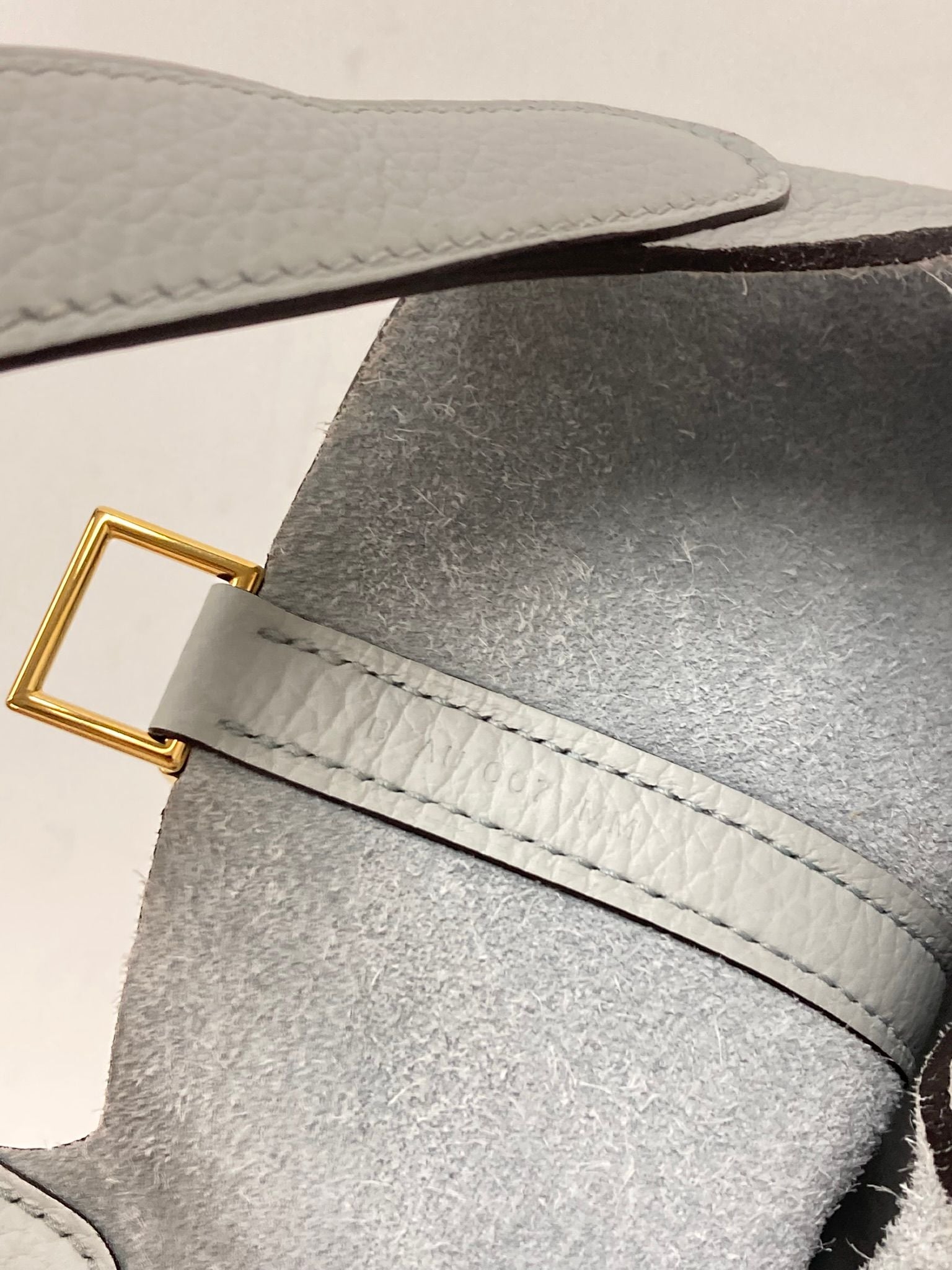 Hermes Lightblue Picotin PM,Taurillon Clemence GHW  B Stamp