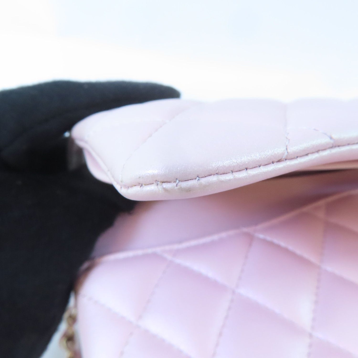 Chanel Caviar Quilted 25 Double Flap Light Pink