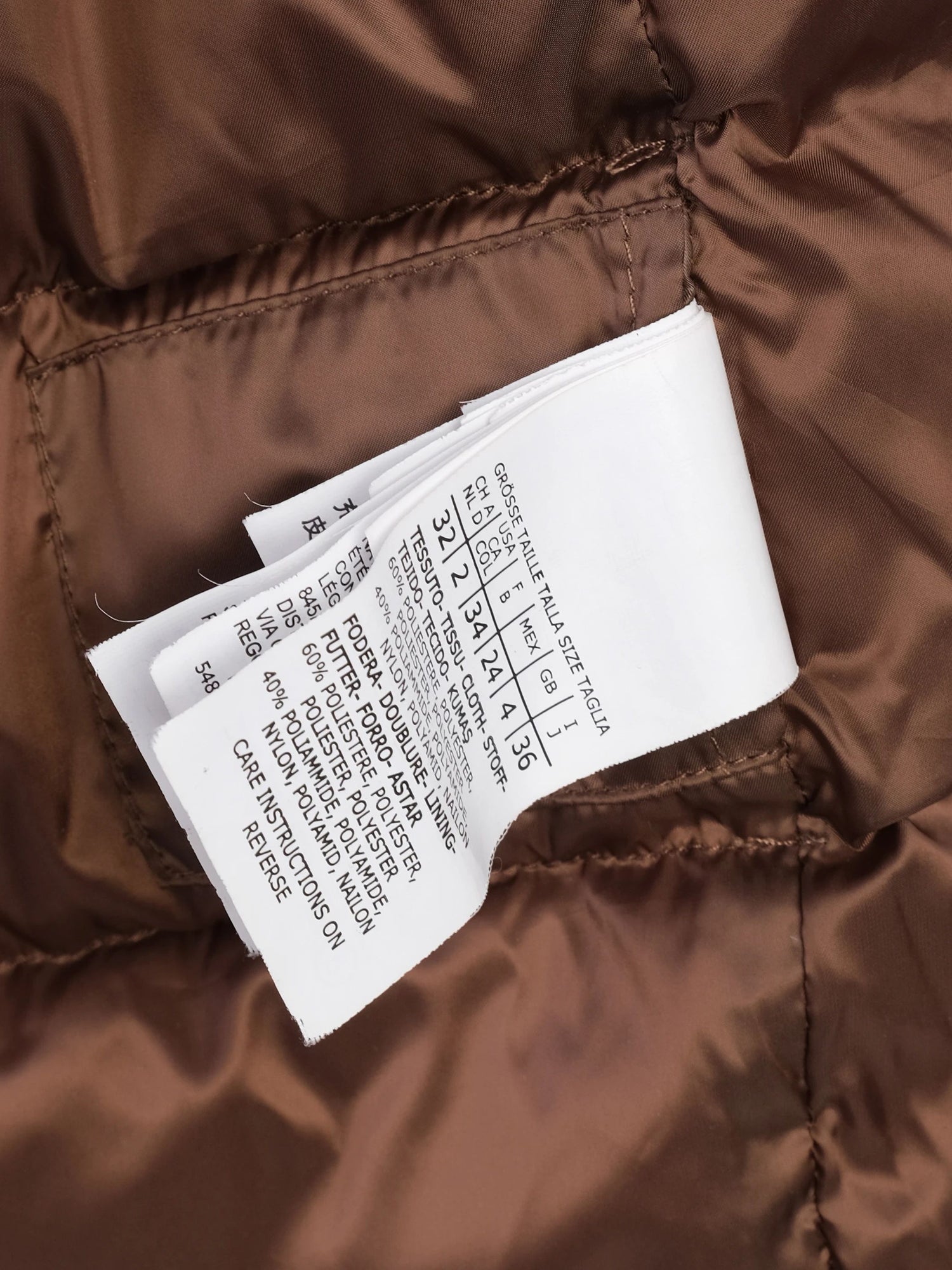 Excellent Weekend MaxMara Orange Long Padded Coat Hooded XS