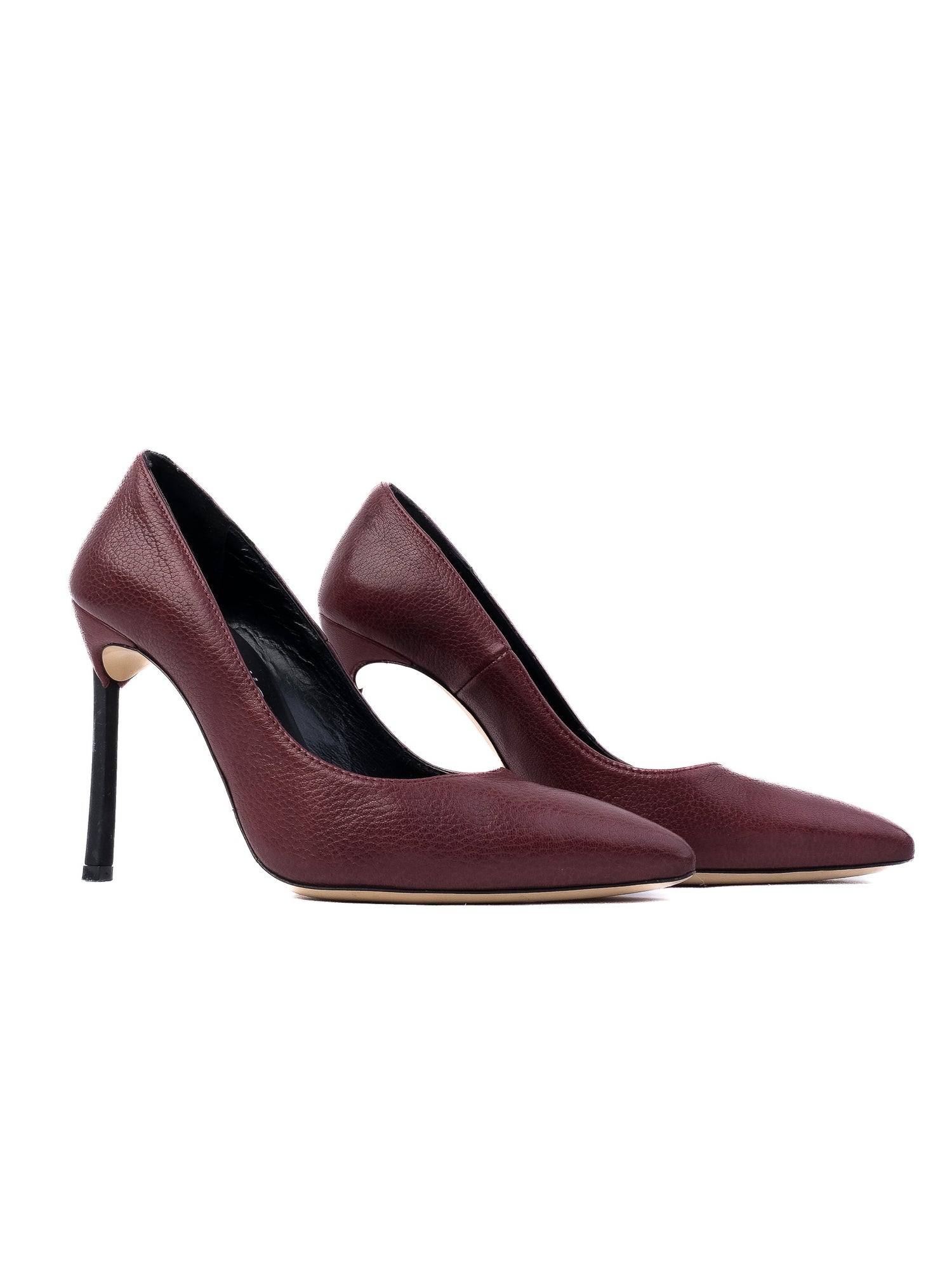 Excellent Nila&nila Red Pointed-Toe Pumps Size 37 Leather
