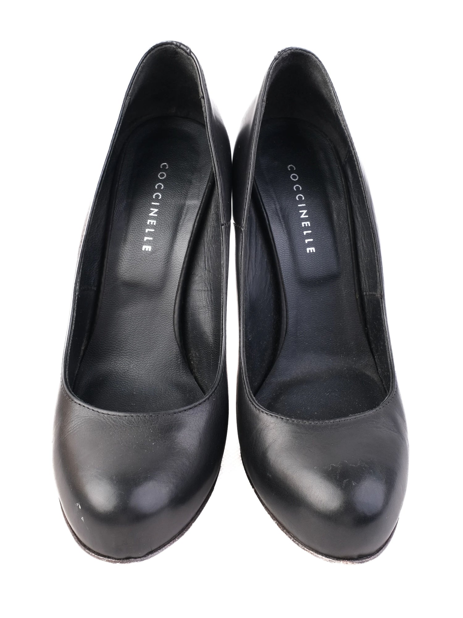 Coccinelle Black Leather High Heeled Pumps Excellent Condition