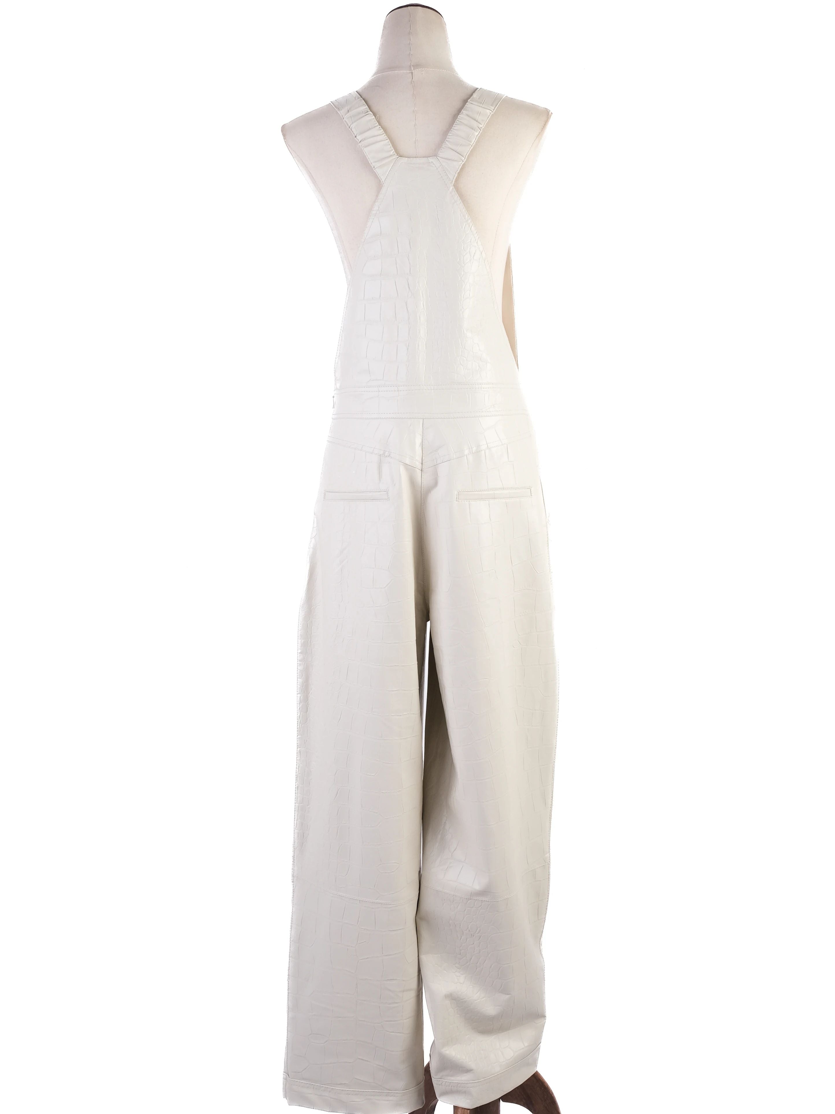 Excellent Nanushka Gray Viscose Jumpsuit Size S with Pockets