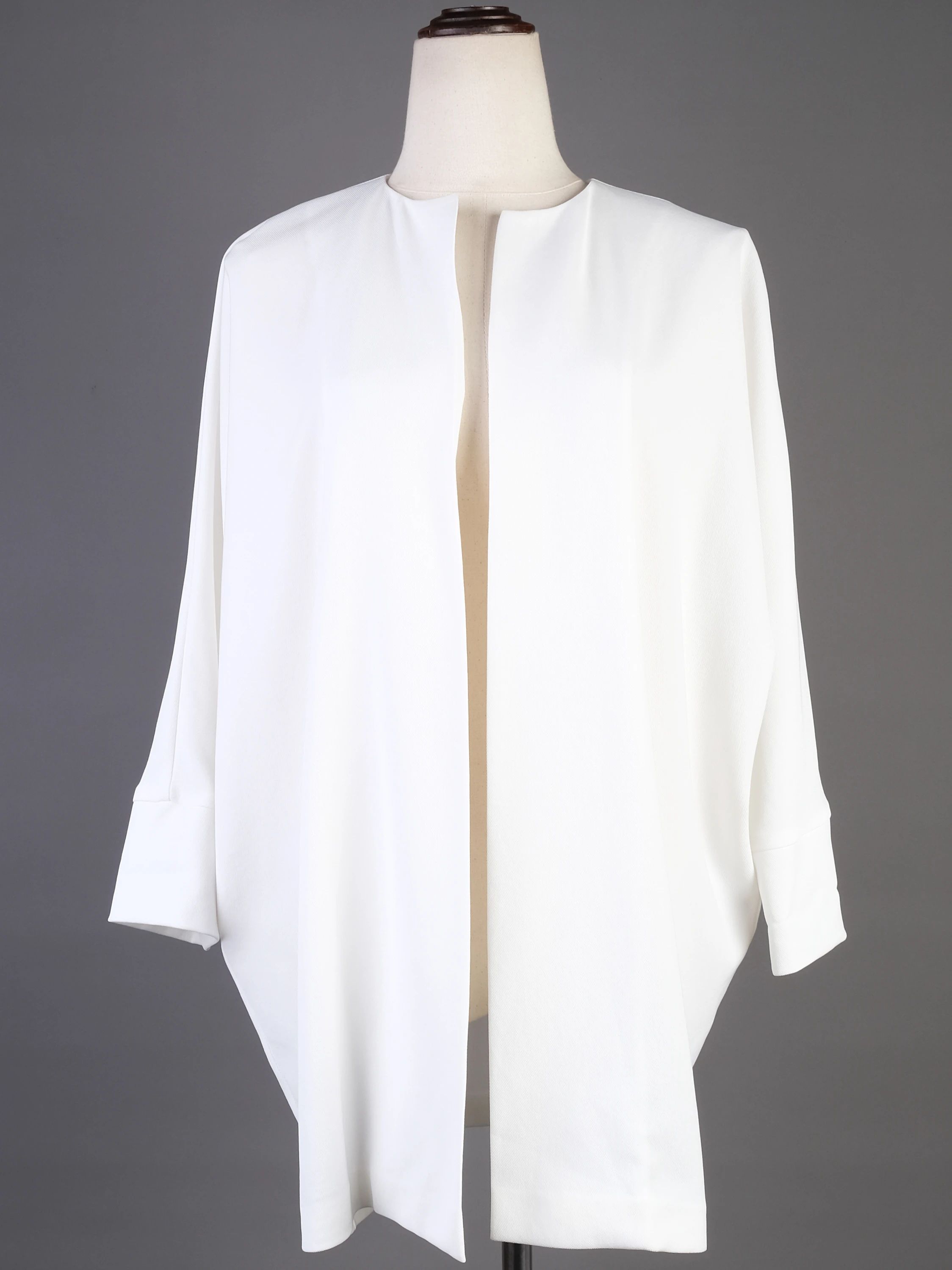 Excellent Pinko White Triacetate Jacket Cardigan Size S