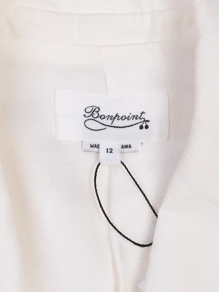 Excellent Bonpoint White Cotton Blazer Size 12 for Kids