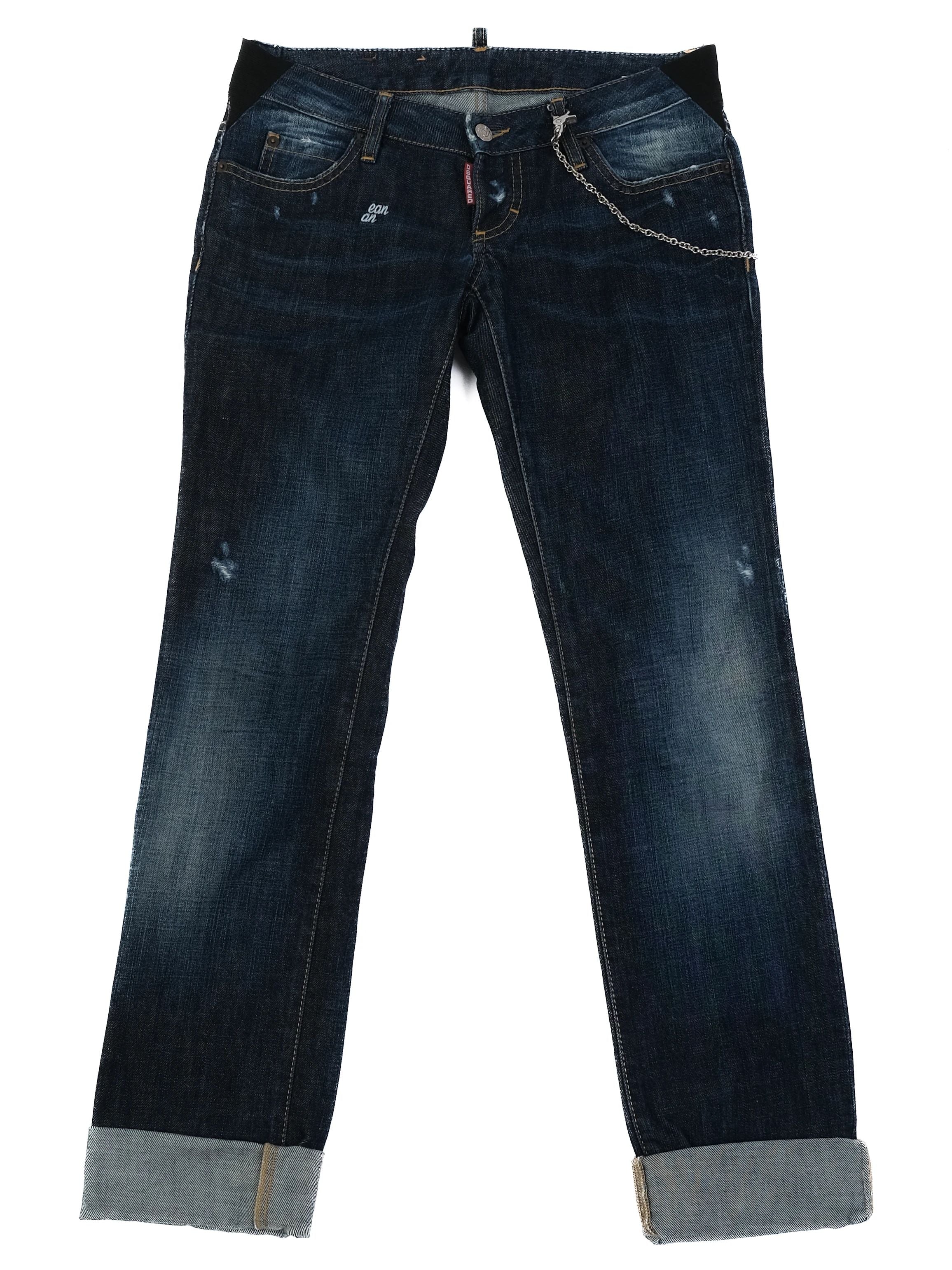 Excellent Dsquared2 WomenÕs Dark Blue Denim Jeans Size M