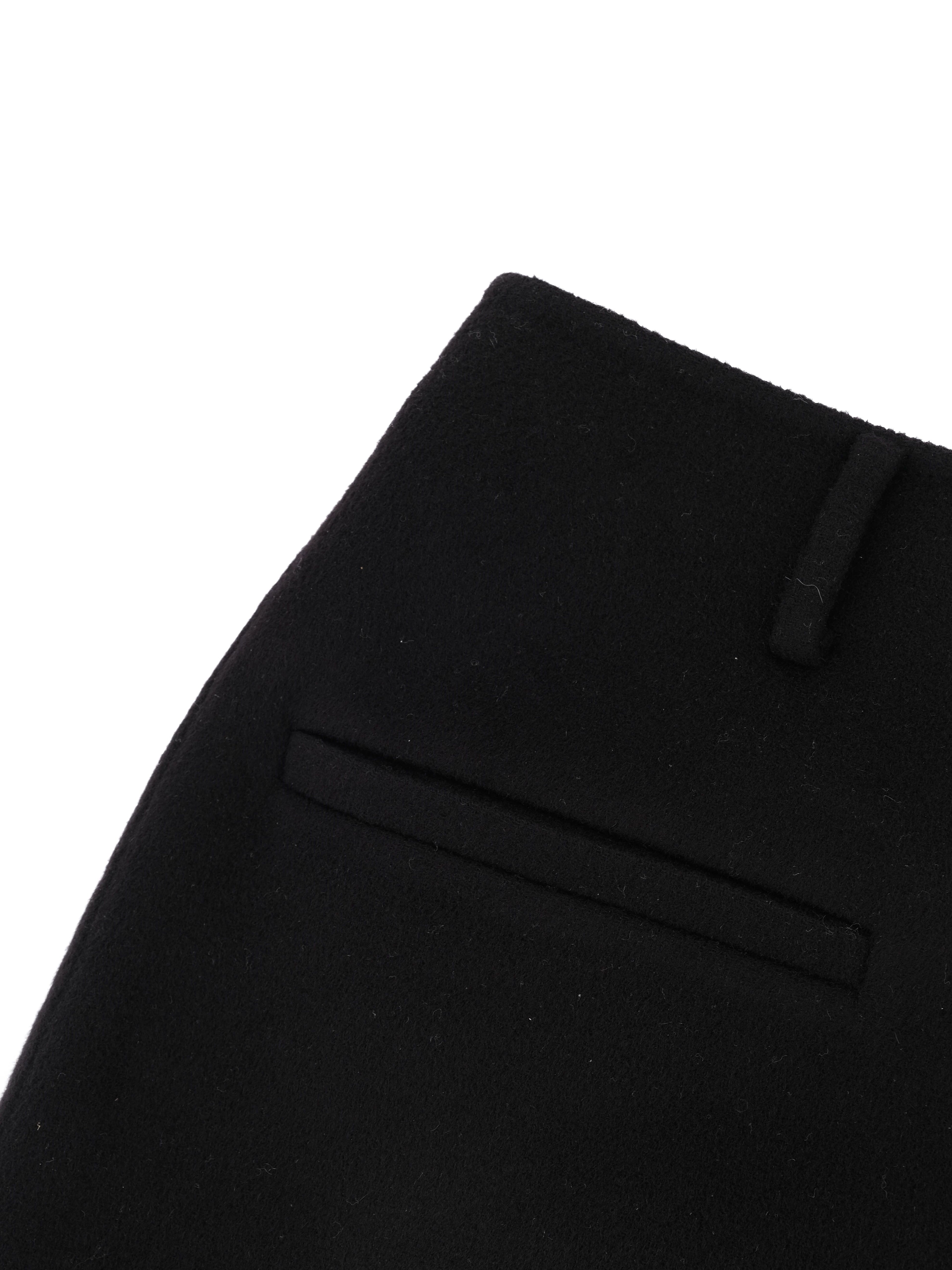 NEW COS Black Wool Skirt With Slit Size M