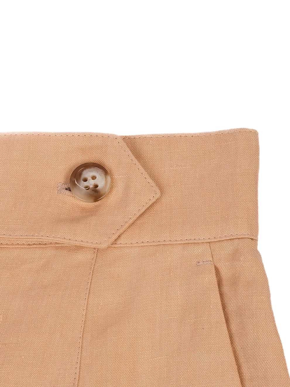 Excellent Sportmax Orange Cotton Wide-Leg Pants Size S