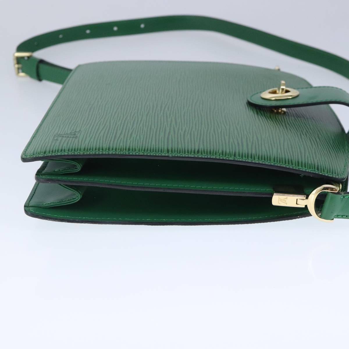 Louis Vuitton Epi Capuchin Shoulder Bag Green M 52344 Lv Auth