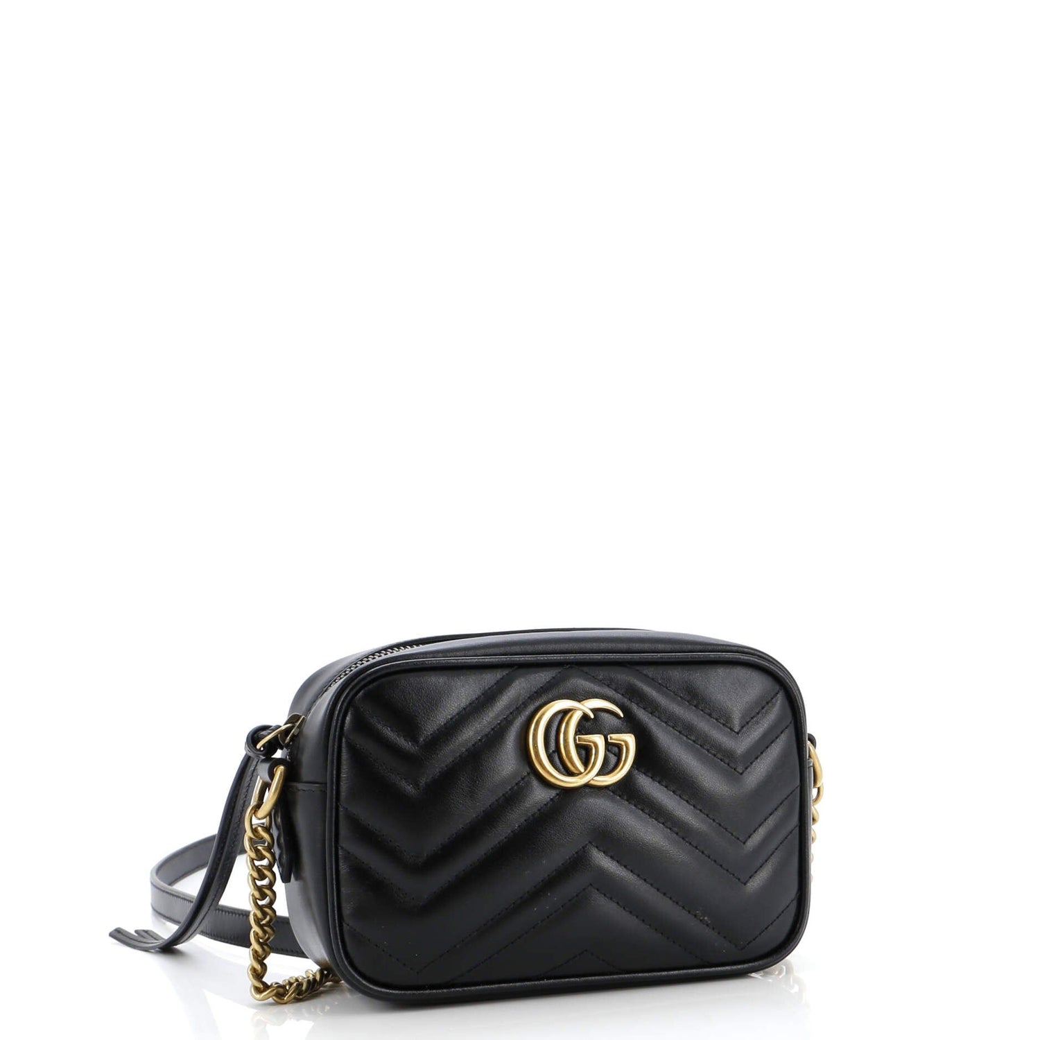 Gg Marmont Shoulder Bag Matelasse Leather Mini