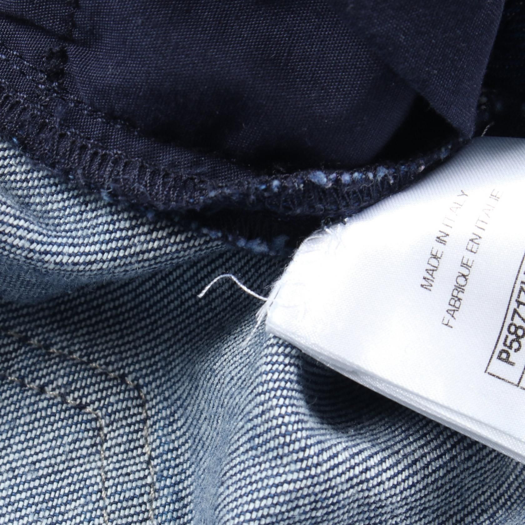 Chanel Navy Denim Pants Cotton P 58717