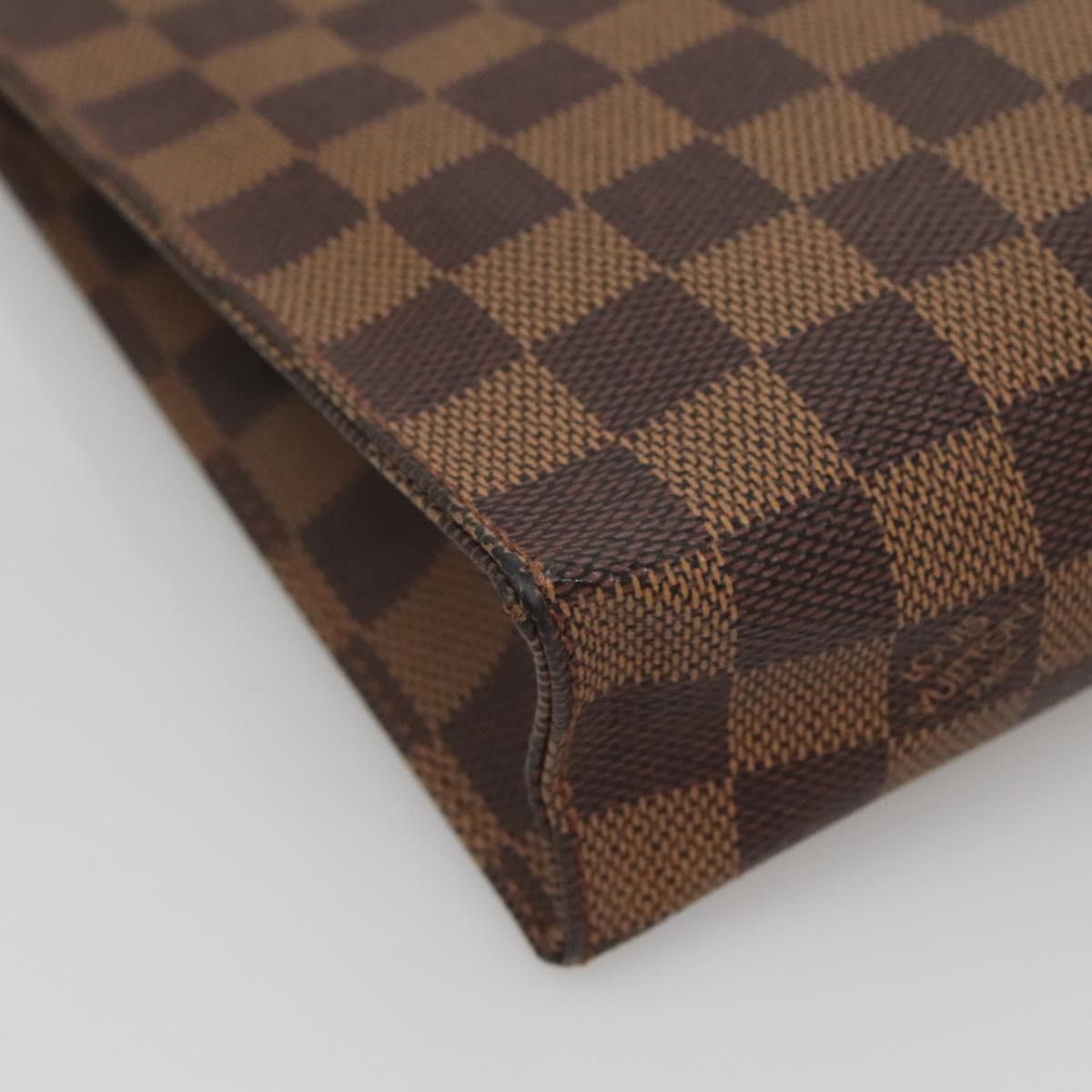 Louis Vuitton Damier Ebene Poche Toilette 26 Pouch N 47543 Lv Auth