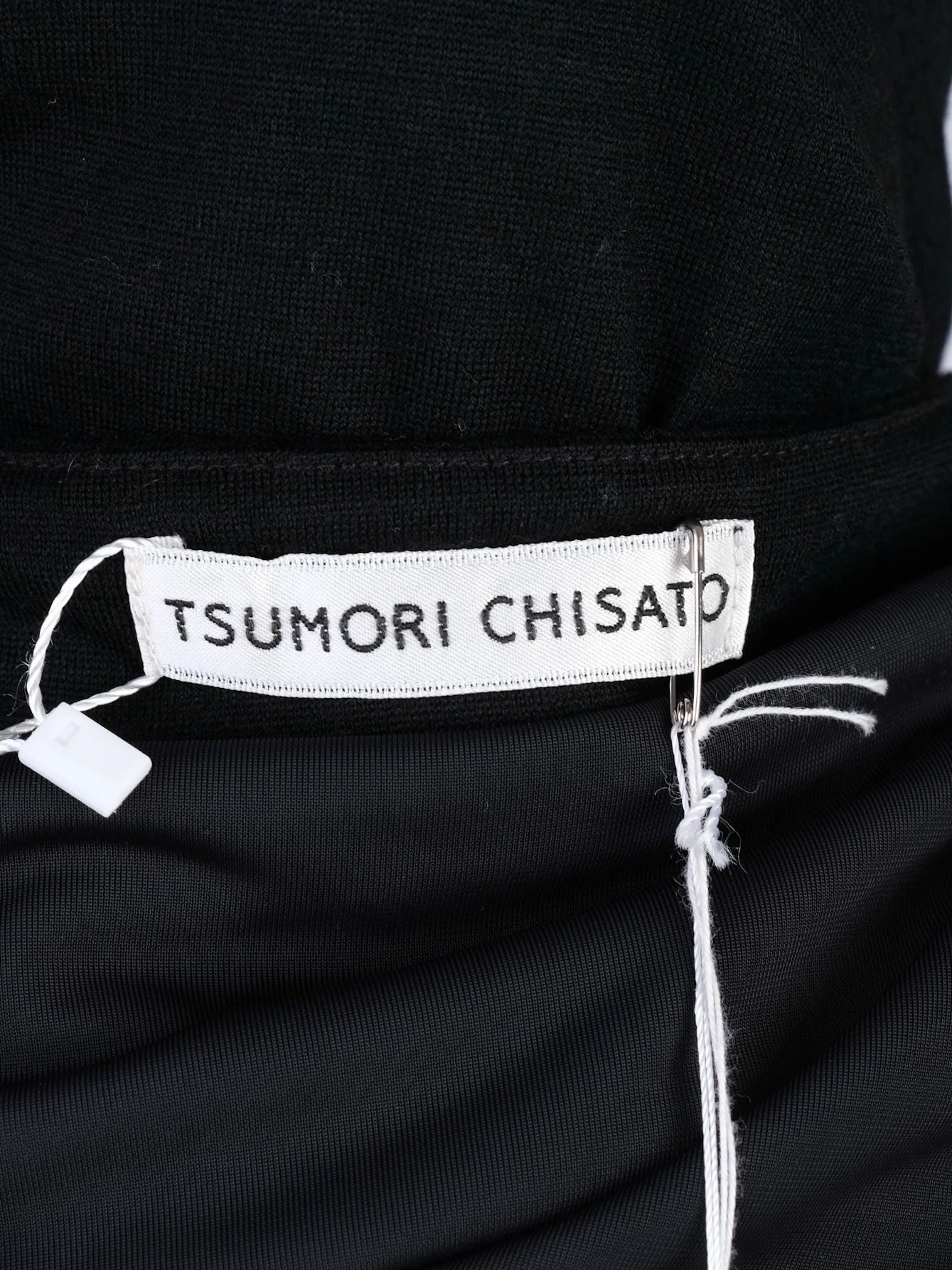 NEW Tsumori Chisato Abstract Silk Dress Size L with Sequins