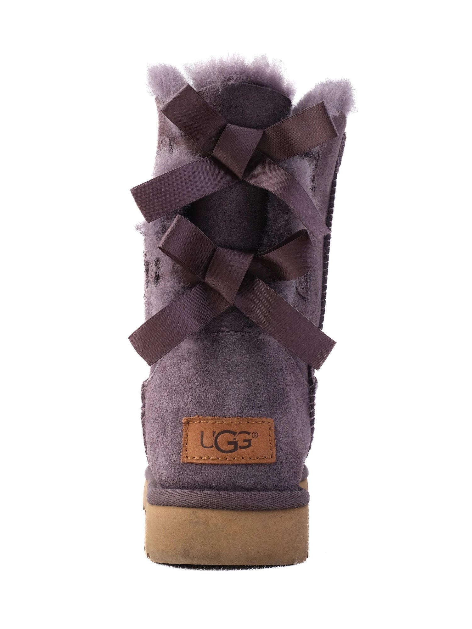 Excellent Ugg Purple Leather Boots with Fluffy Lining Size 37