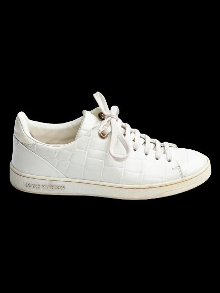 Good Louis Vuitton White Leather Sneakers Size 35 Women