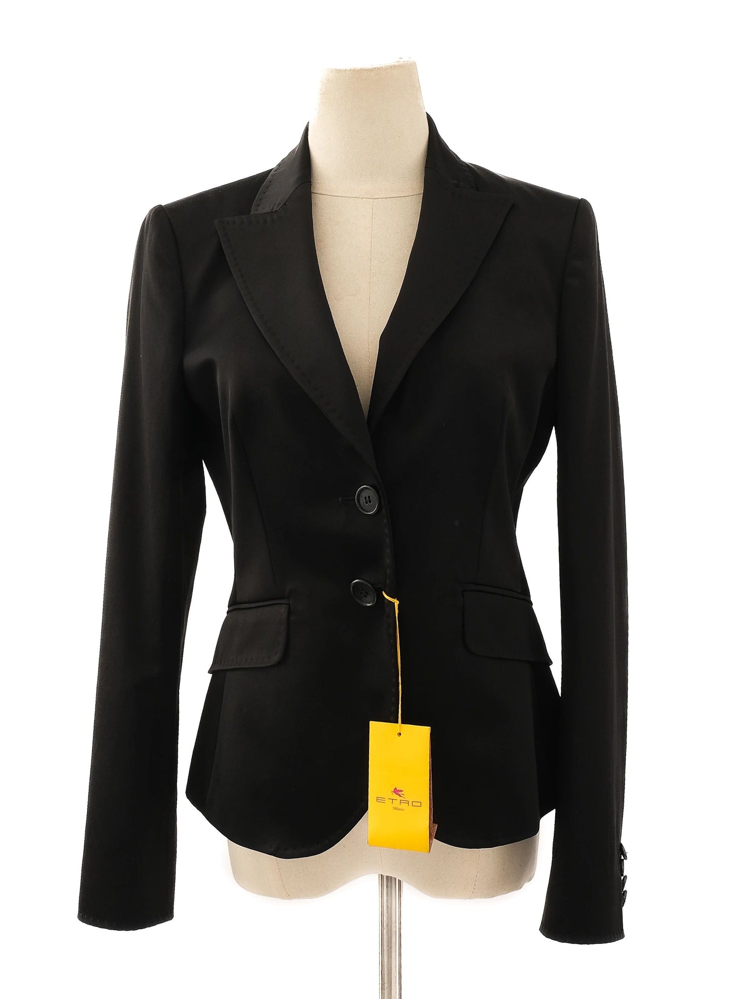 NEW Etro Black Blazer Jacket Women&