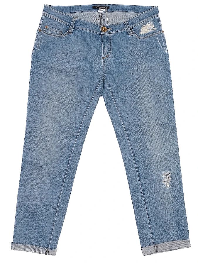 Good Plein Sud Blue Distressed Jeans Women&