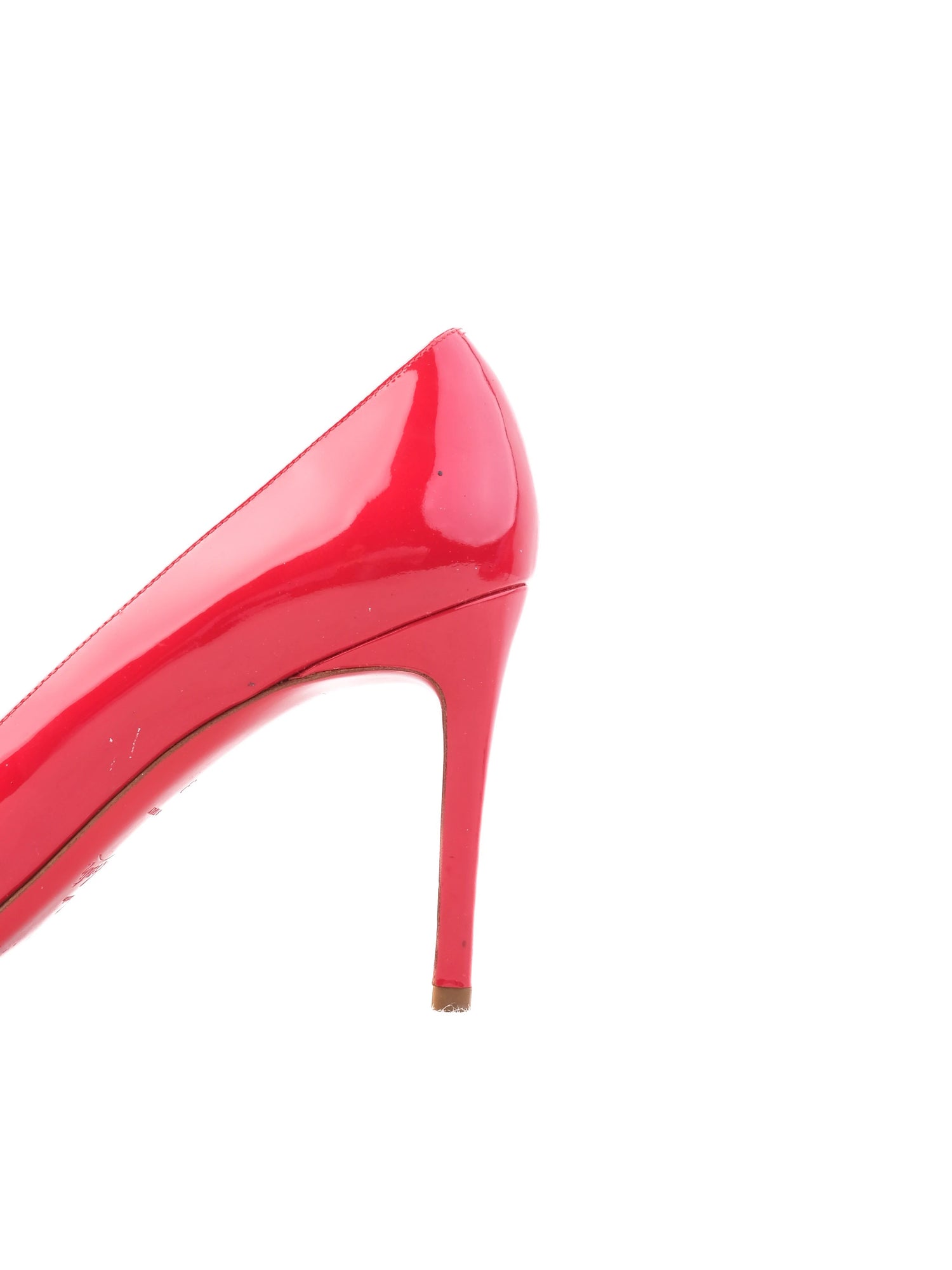 Good Christian Louboutin Red Leather High Heels Size 39 Pumps