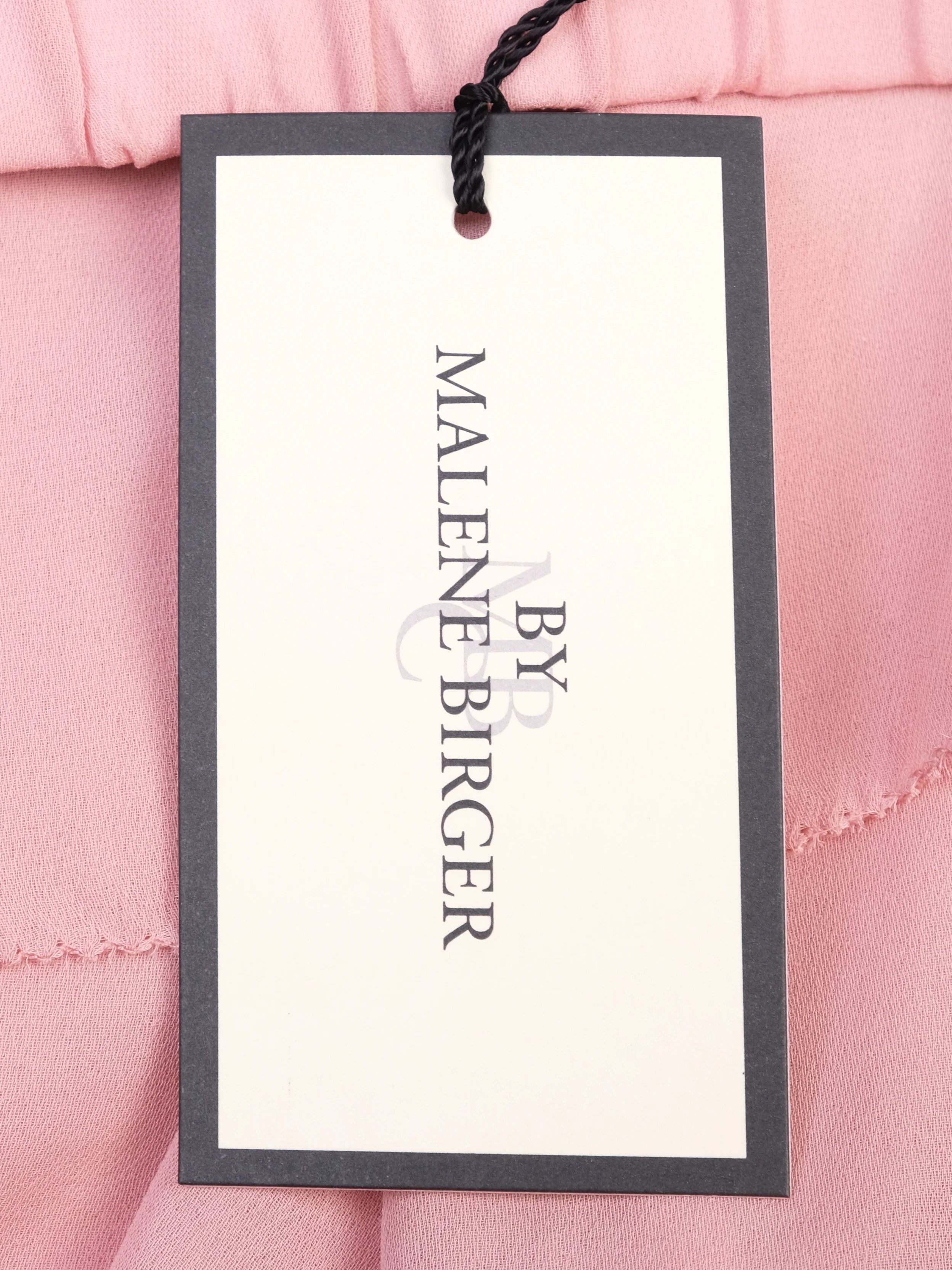 NEW By Malene Birger Pink Layered Shorts Size M with Belt