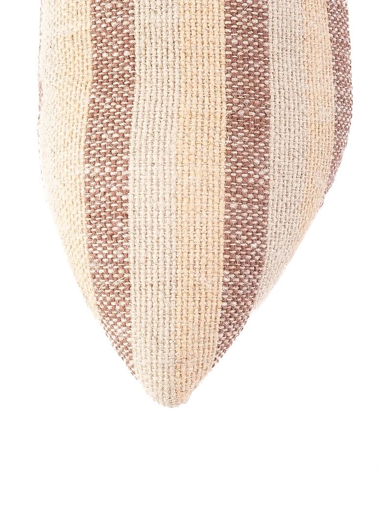 Weekend MaxMara Excellent Condition Striped Fabric Flat Shoes