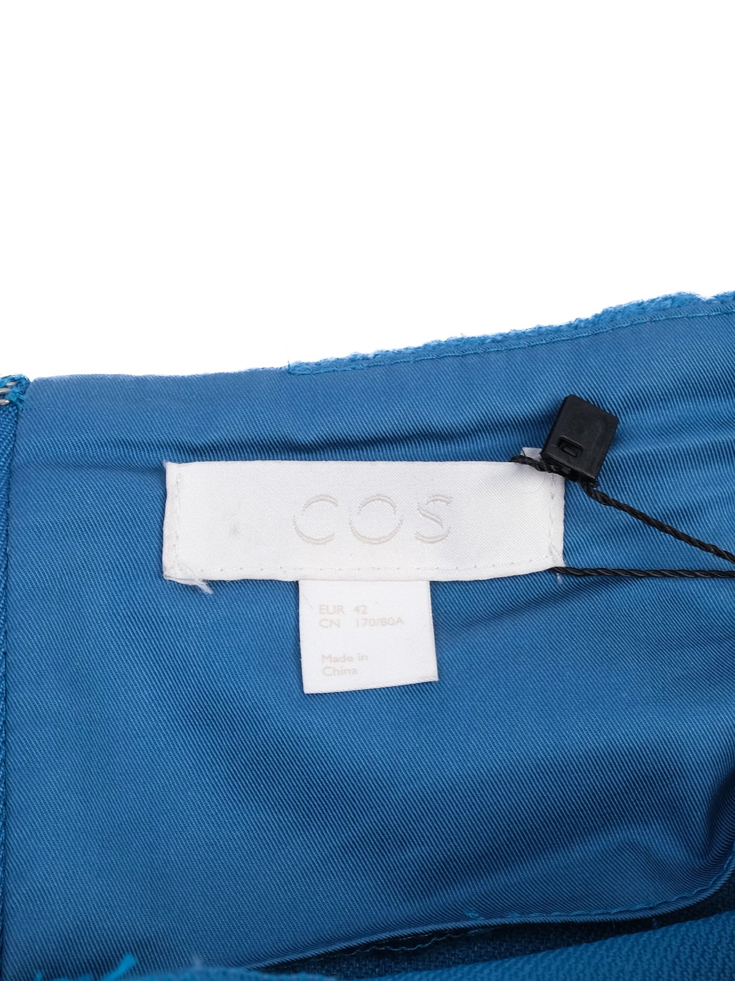 Excellent COS Blue Wool Skirt with Front Pocket Size Info