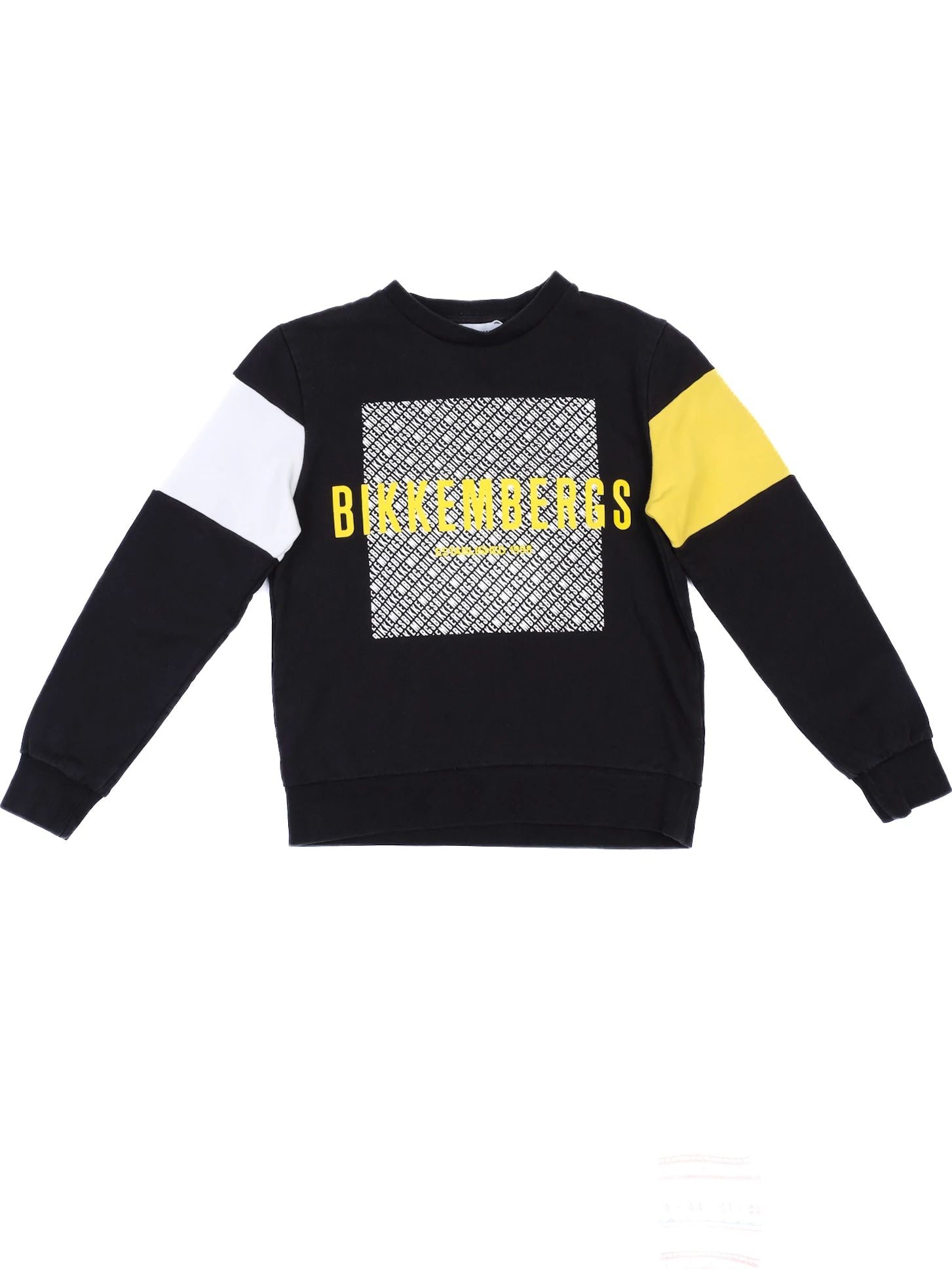 Excellent Bikkembergs Black Kids Tracksuit Size 10 Cotton