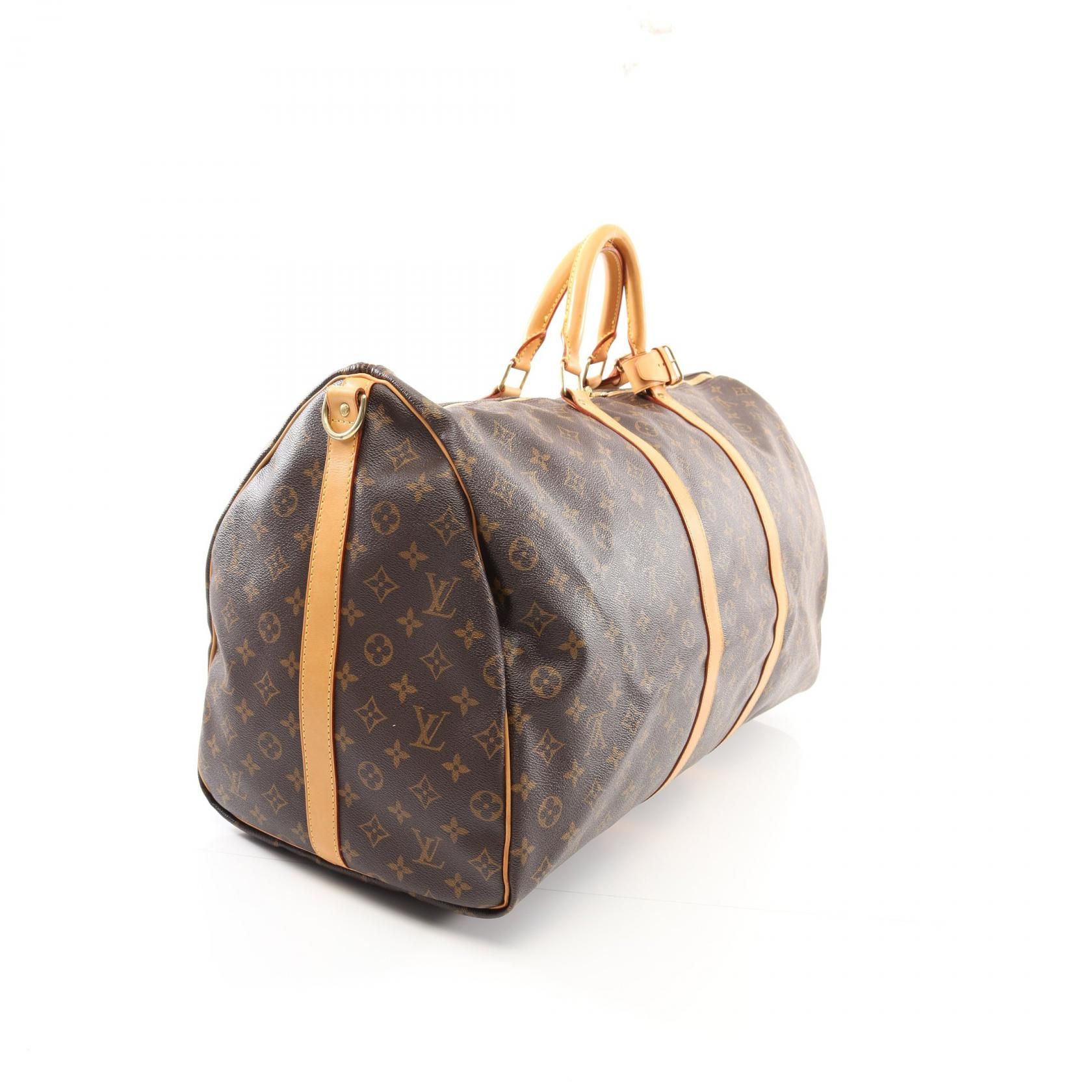 Louis Vuitton Keepall Bandriere 60 Brown Boston Bag M 41412