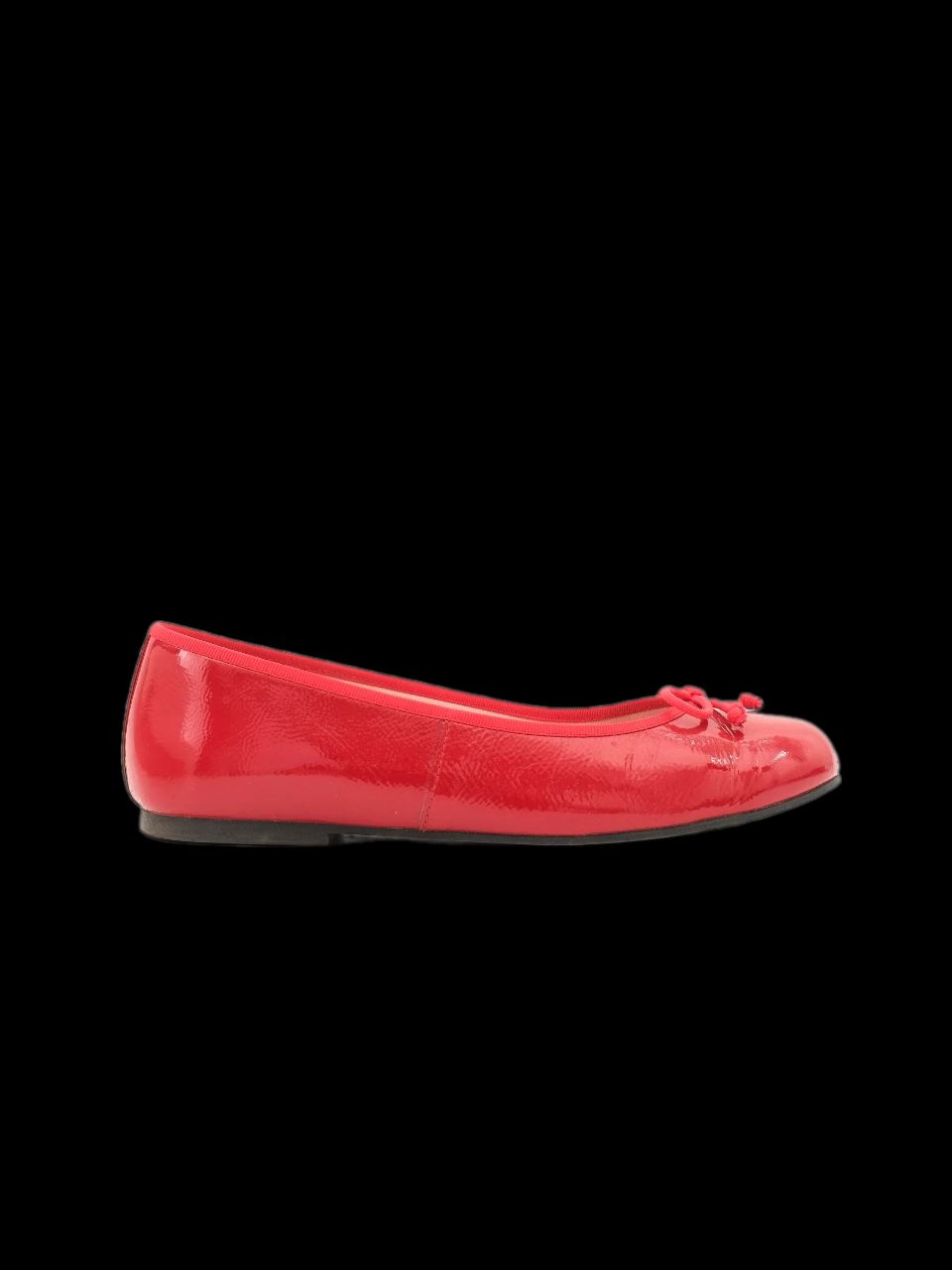 Excellent Pretty Ballerinas Red Leather Ballet Flats Size 36