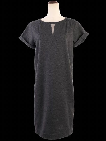 Brunello Cucinelli Gray Dress Elastane Size S Excellent Condition