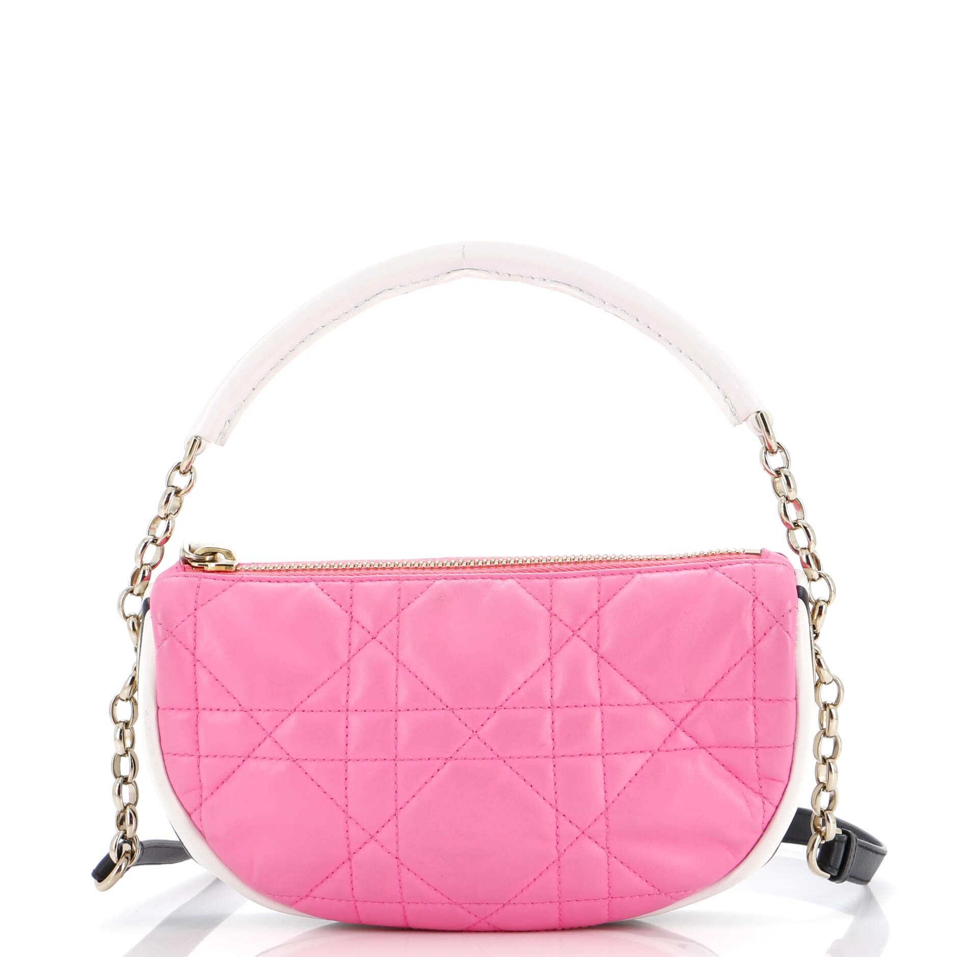 Christian Dior Vibe Hobo Cannage Quilt Lambskin Small