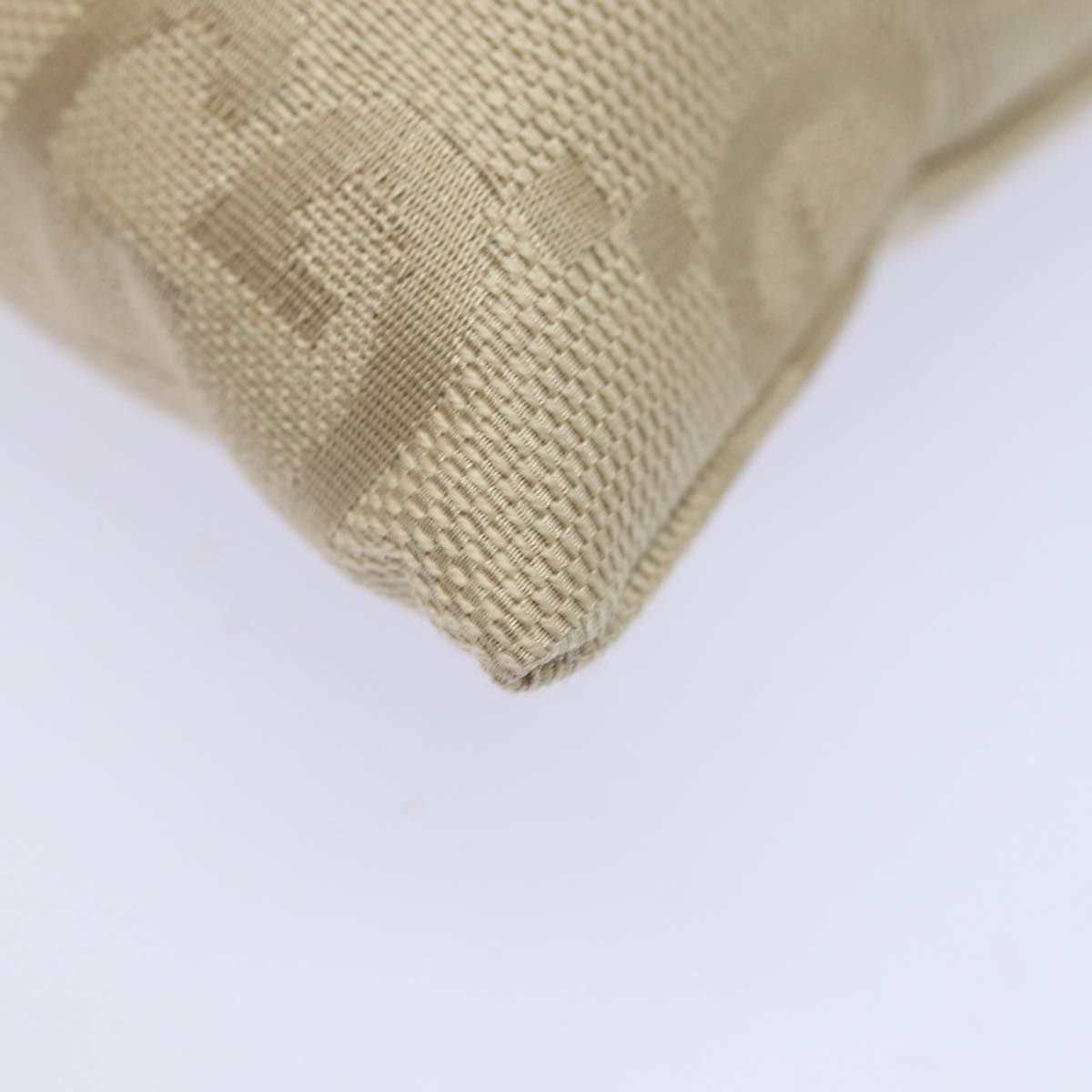 Gucci Gg Canvas Pouch Beige 039 1047 Auth