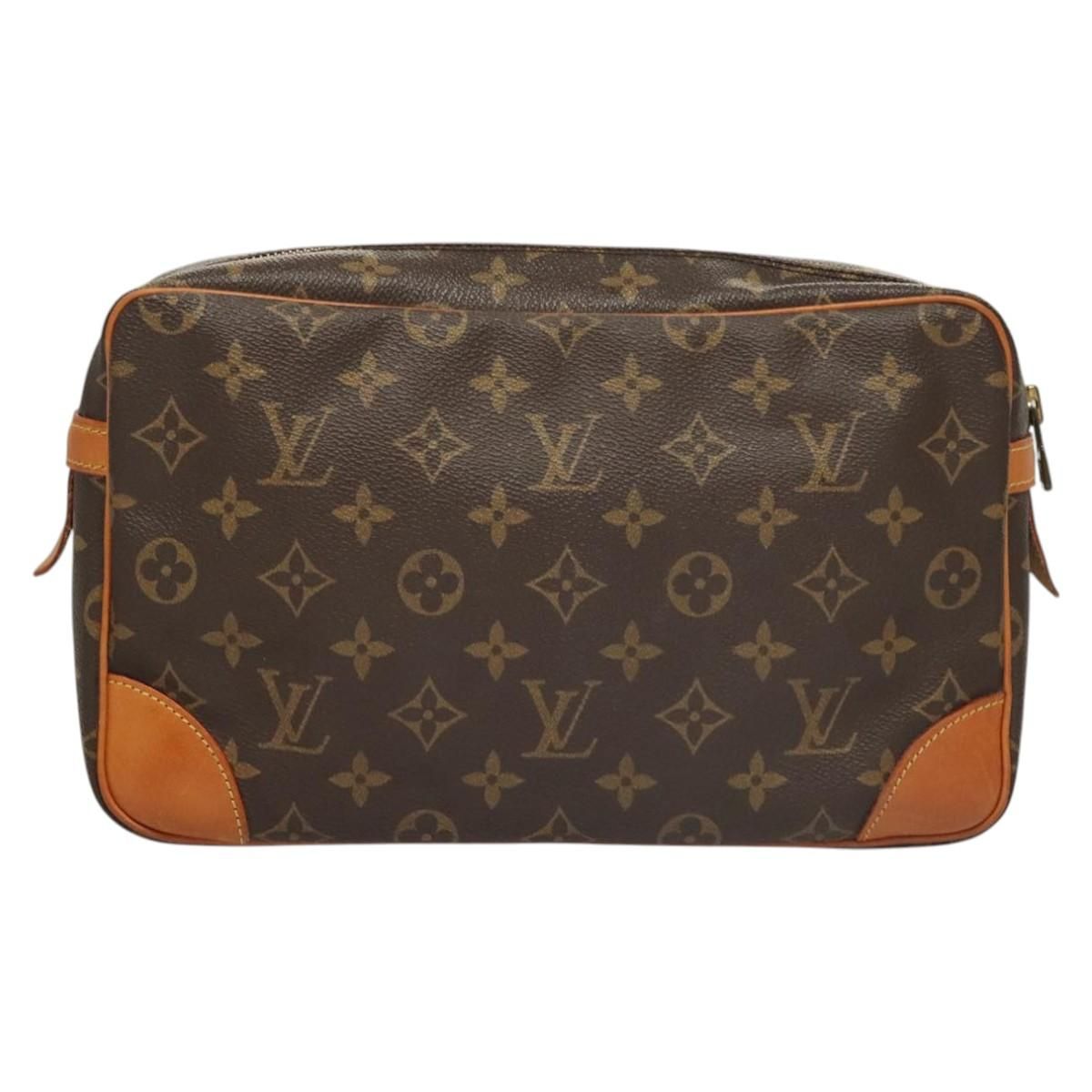 Louis Vuitton Monogram Compiegne 28 Clutch Bag M 51845 Lv Auth