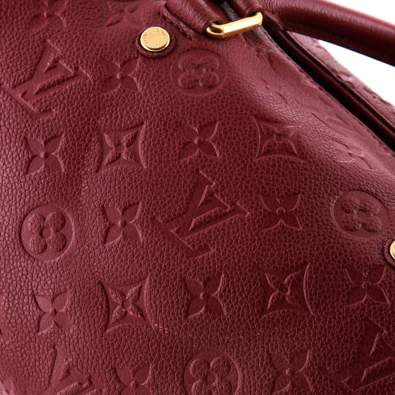 Louis Vuitton Speedy Bandouliere Bag Monogram Empreinte Leather 25