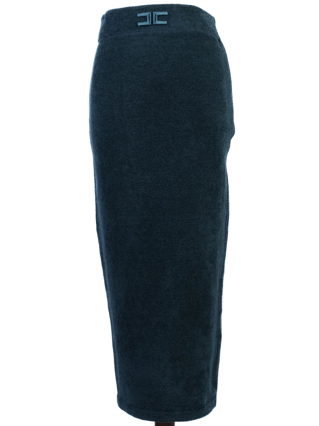 Elisabetta Franchi Green Wool Skirt Size S - Excellent Condition