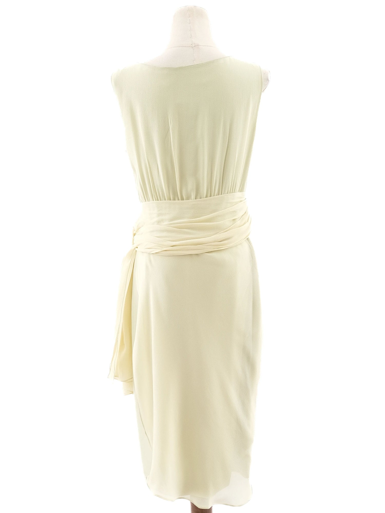 MAX MARA Green Viscose Sleeveless Dress Size XL - Excellent Condition