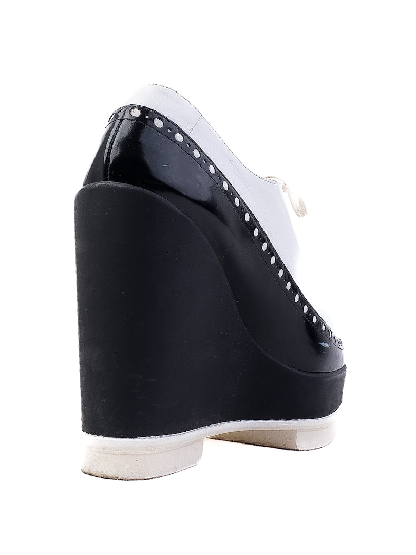 Excellent Robert Clergerie Platform Wedge Shoes Leather Size 36