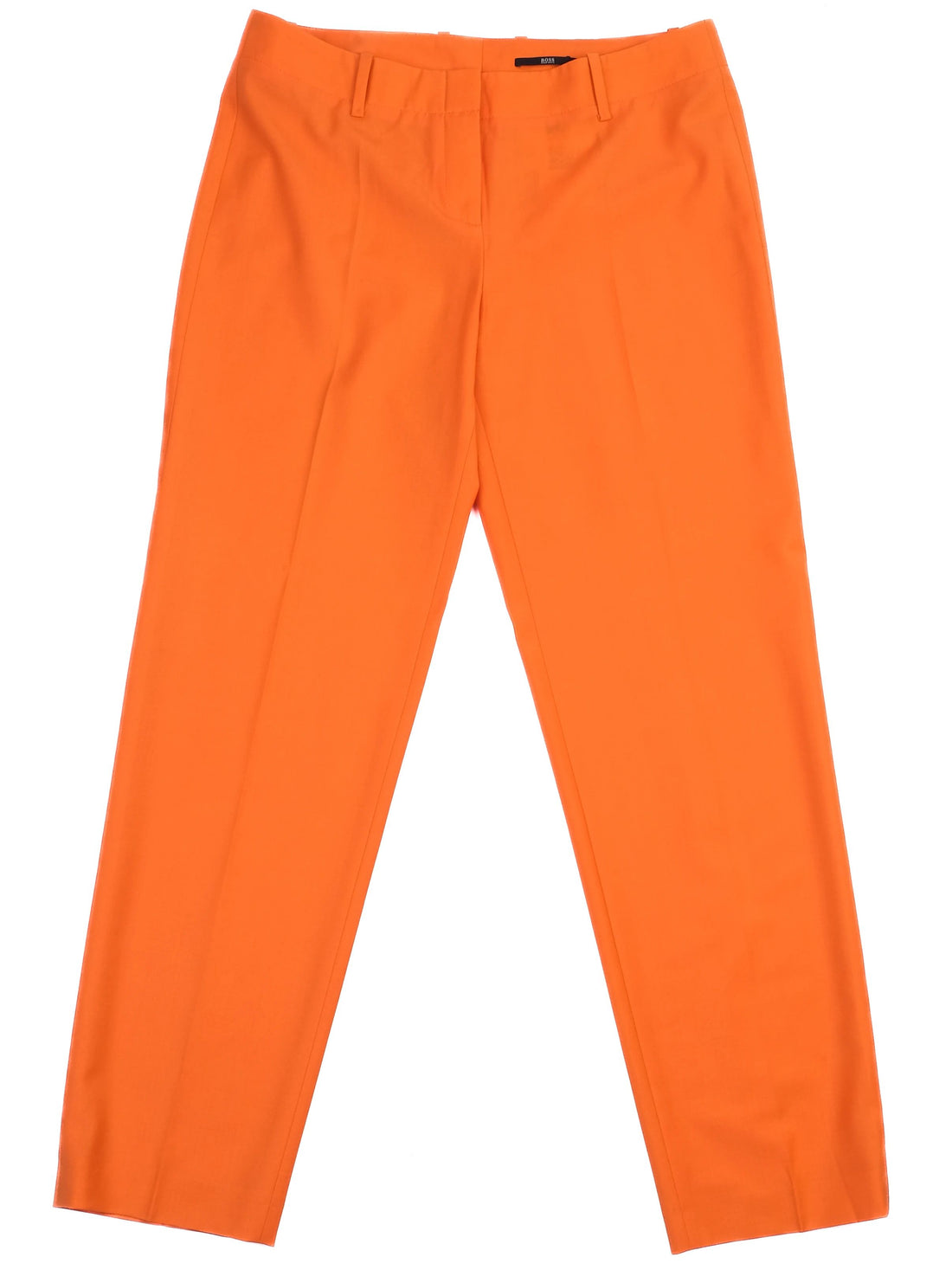 Excellent Hugo Boss Orange Wool Pants Women Size L