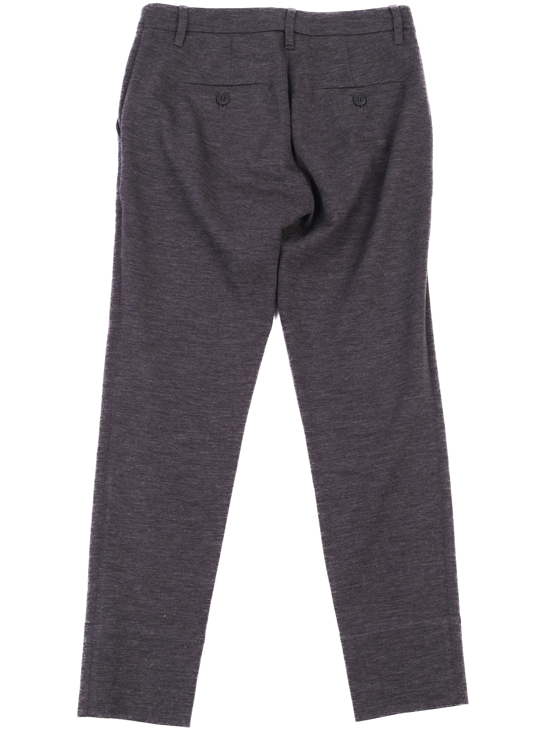 Excellent Brunello Cucinelli Gray Wool Pants Size S Made in Italy