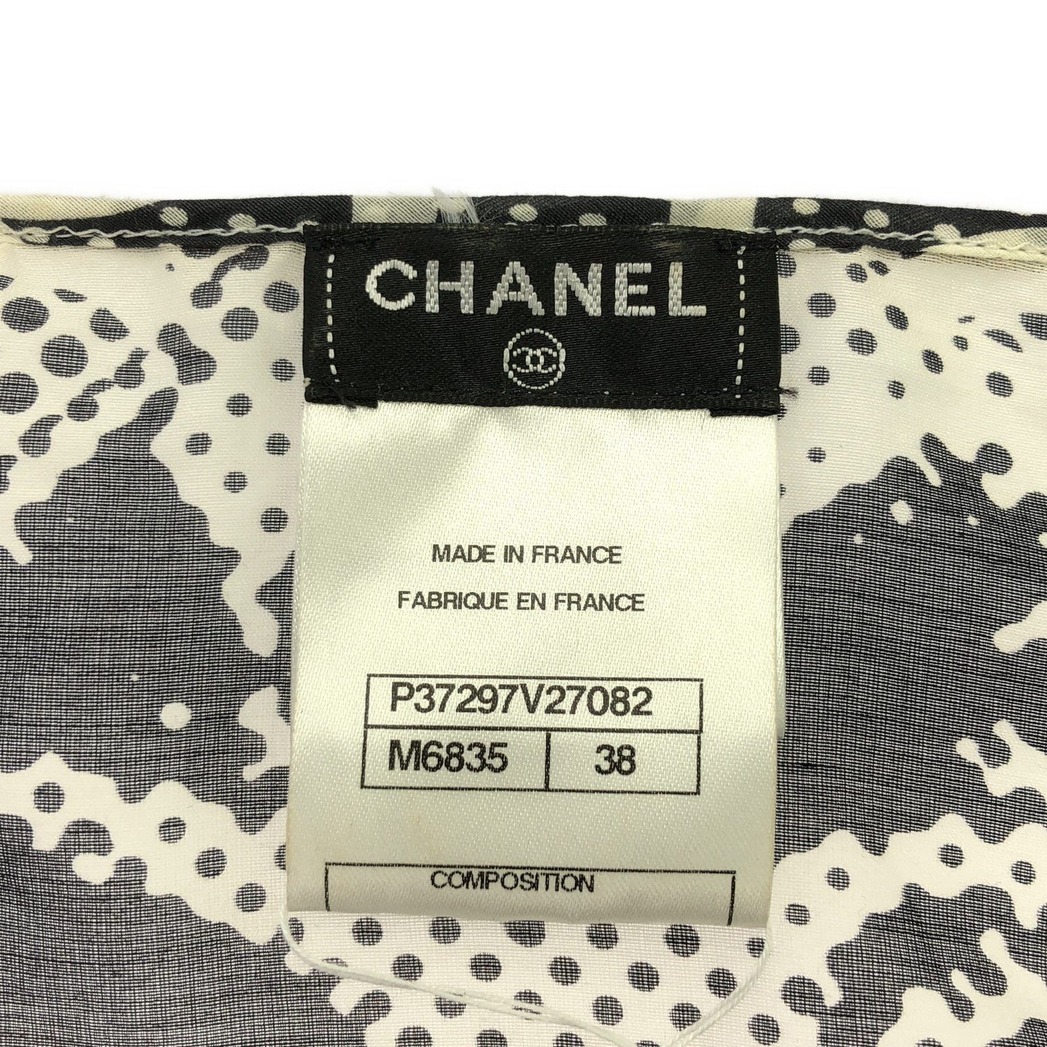 Chanel Black Dress Cotton P 37297v 27082