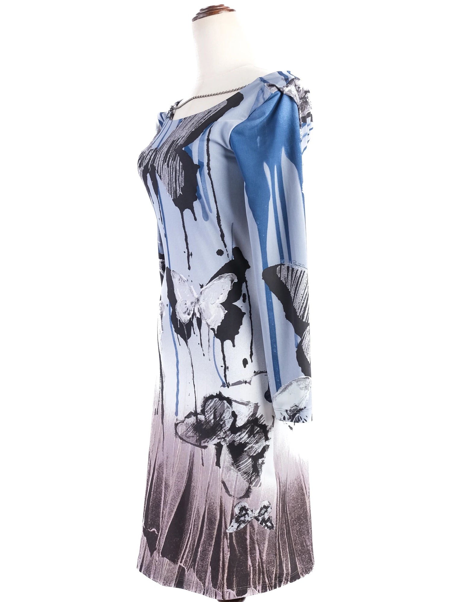Excellent Roberto Cavalli WomenÕs Dress M Bold Butterfly Print