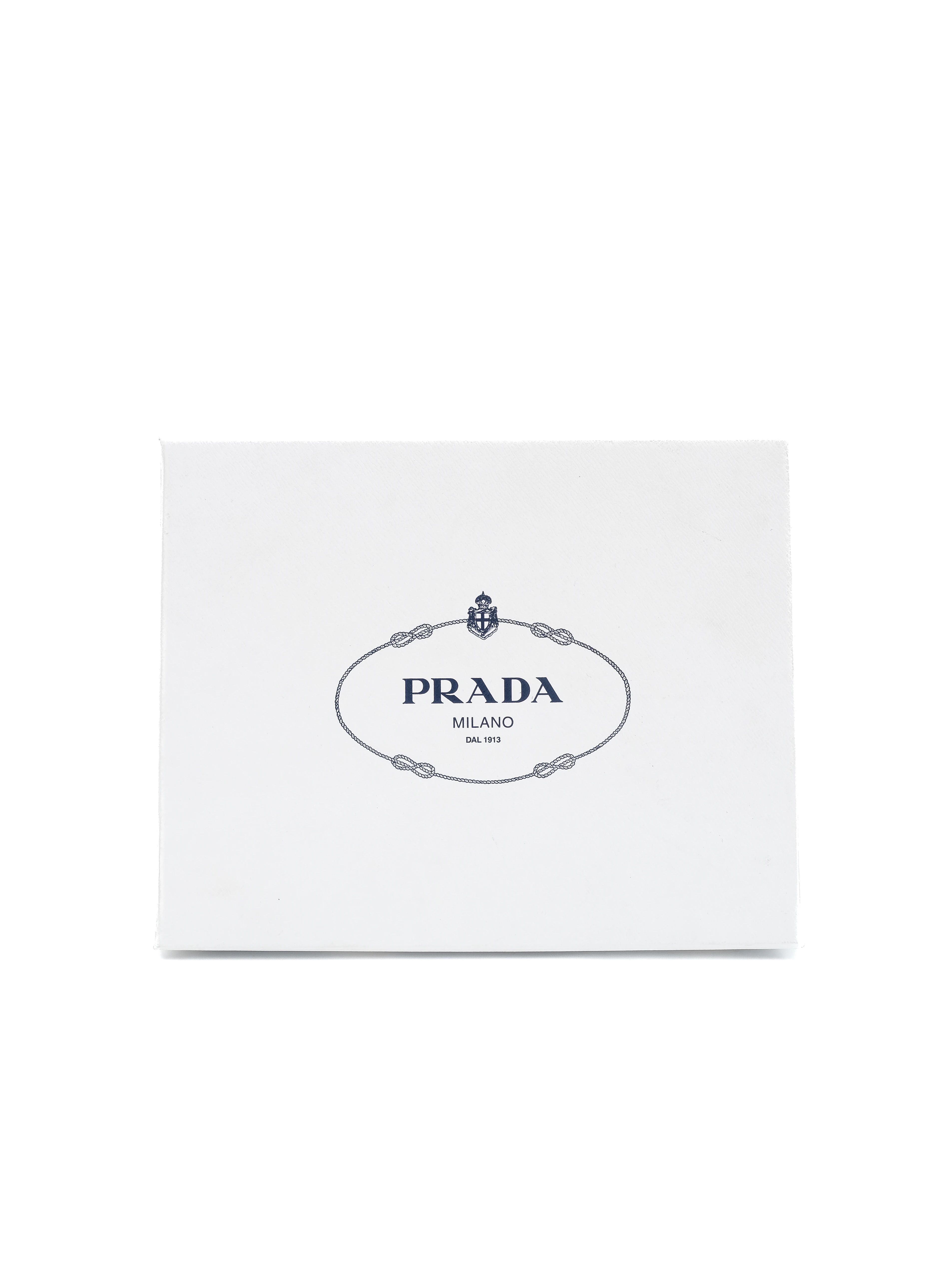 NEW Prada Gray Wool Kids Beanie and Scarf Set Size M